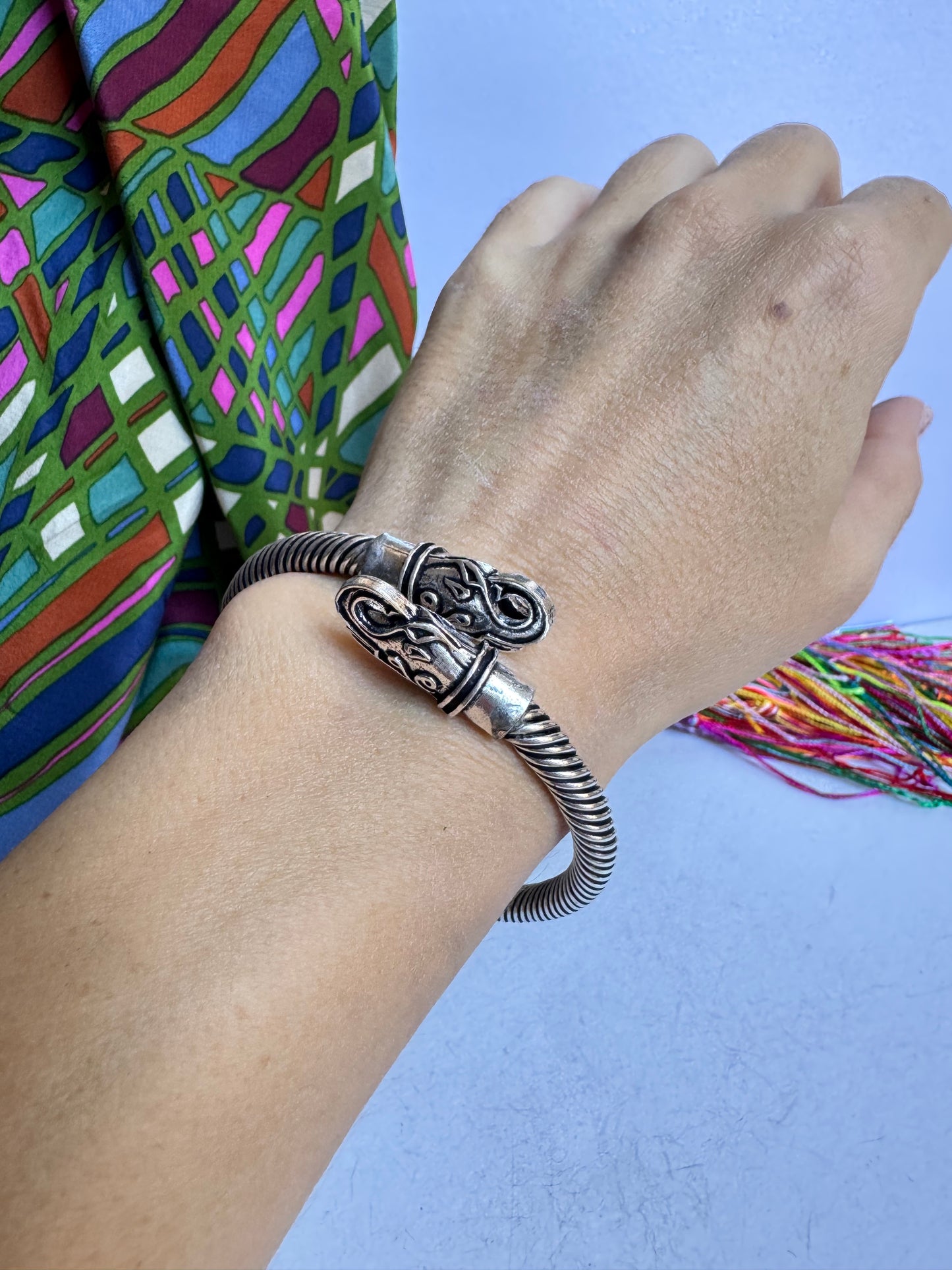 Bracciale boho argentato