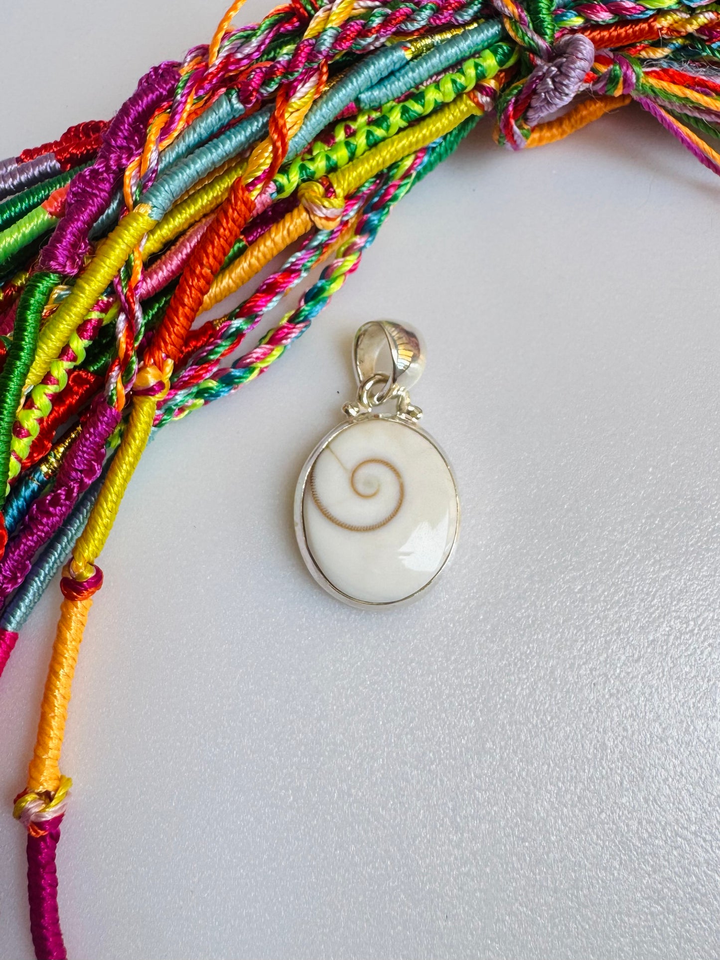 925 silver pendant Shiva's eye F40