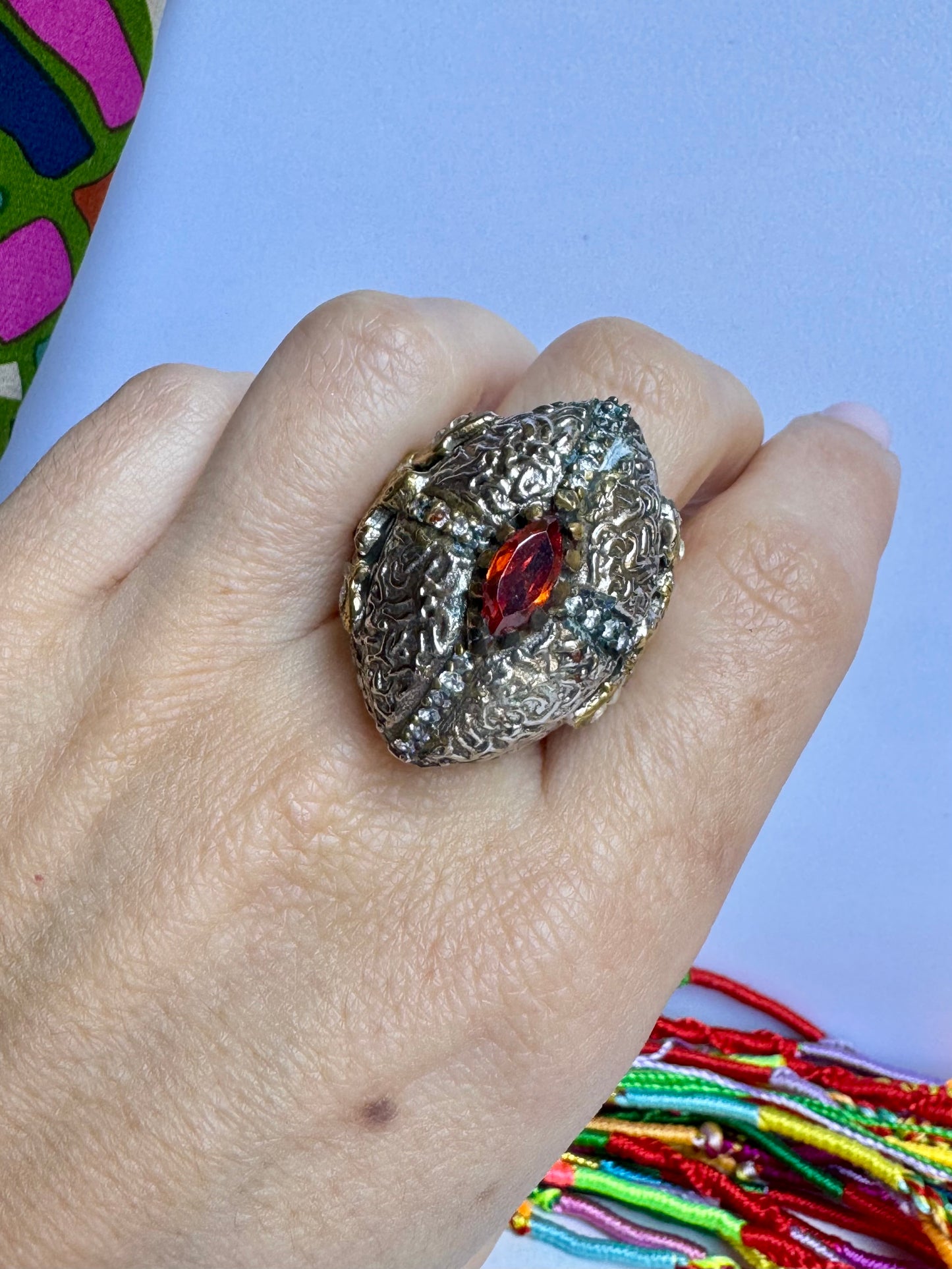 Anello design vintage misura 17/18