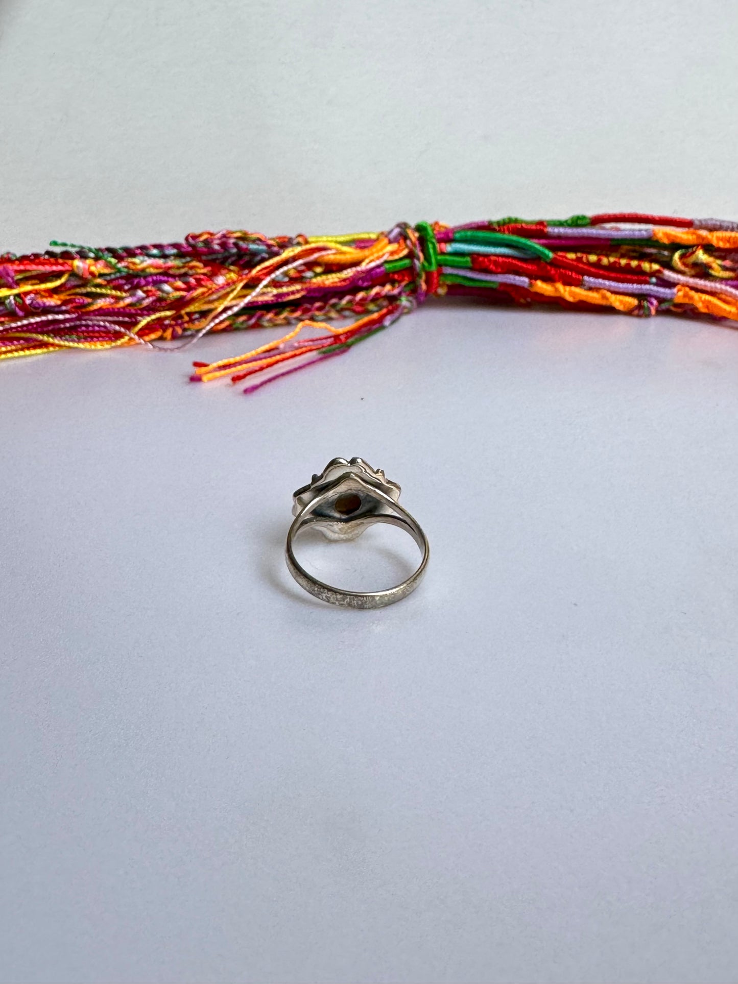 Anello argento 925 labradorite misura 12/13 - 31SZ