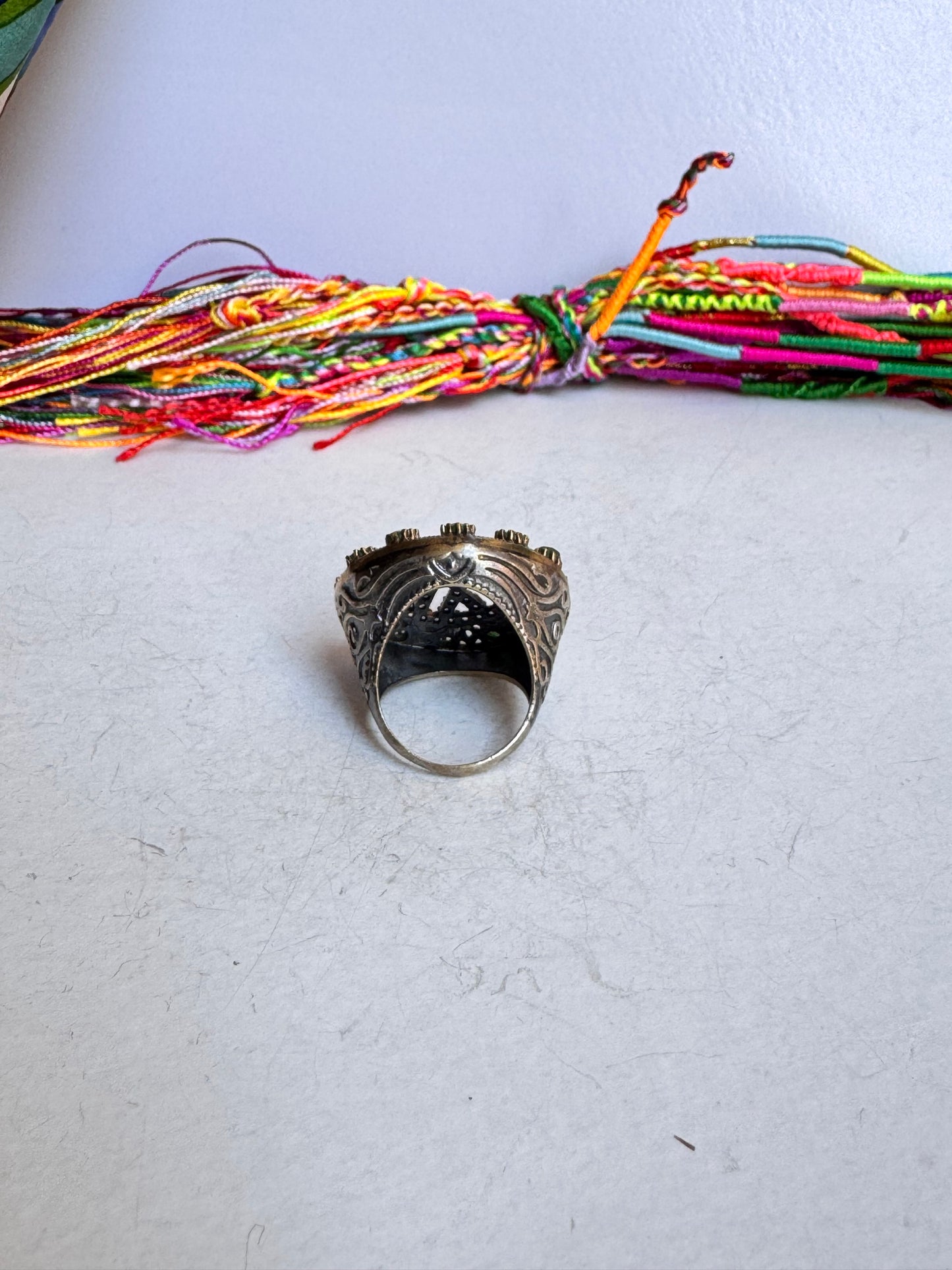 Anello design vintage misura 15