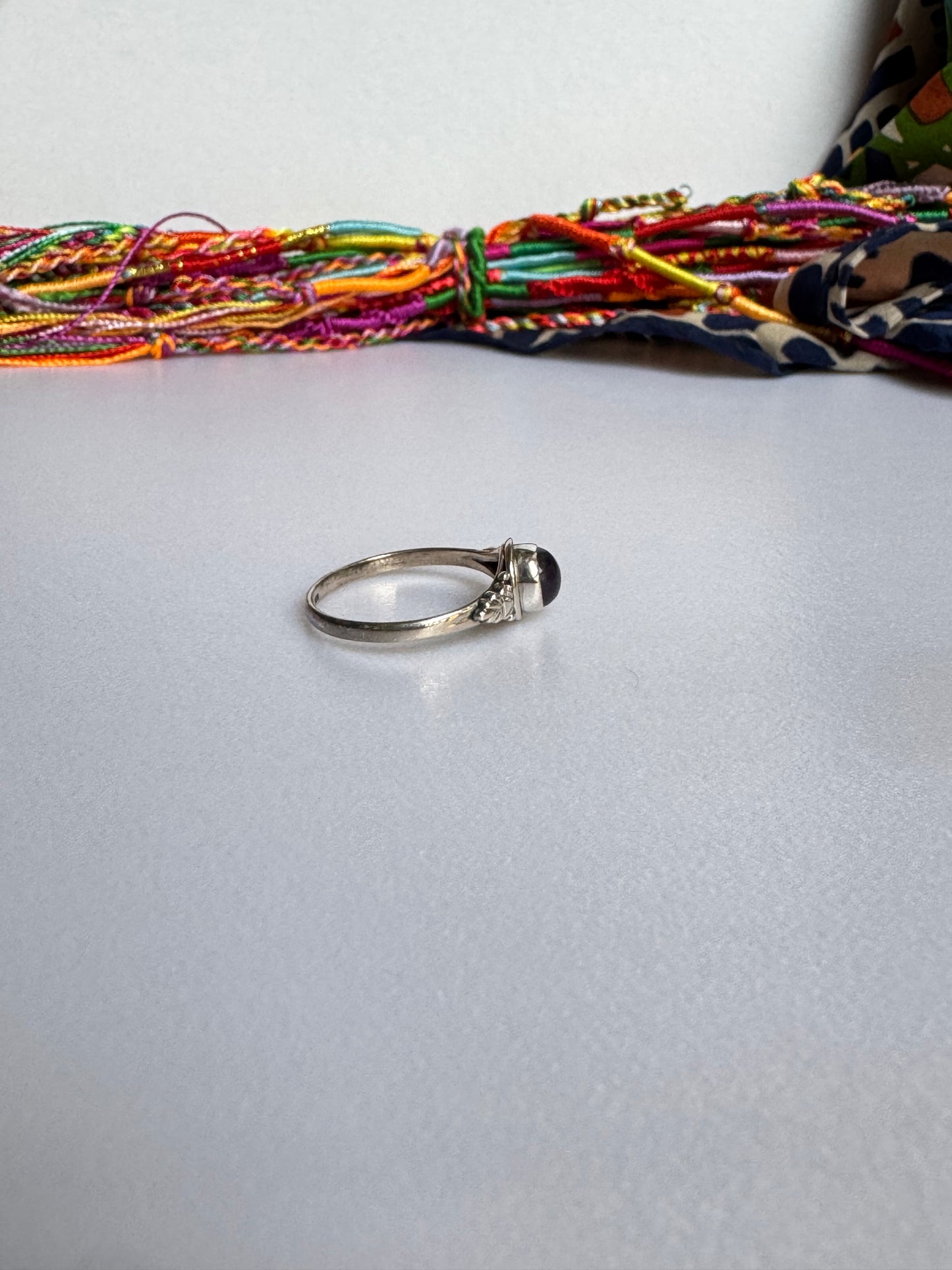 Anello argento 925 ametista misura 20 - 8AME