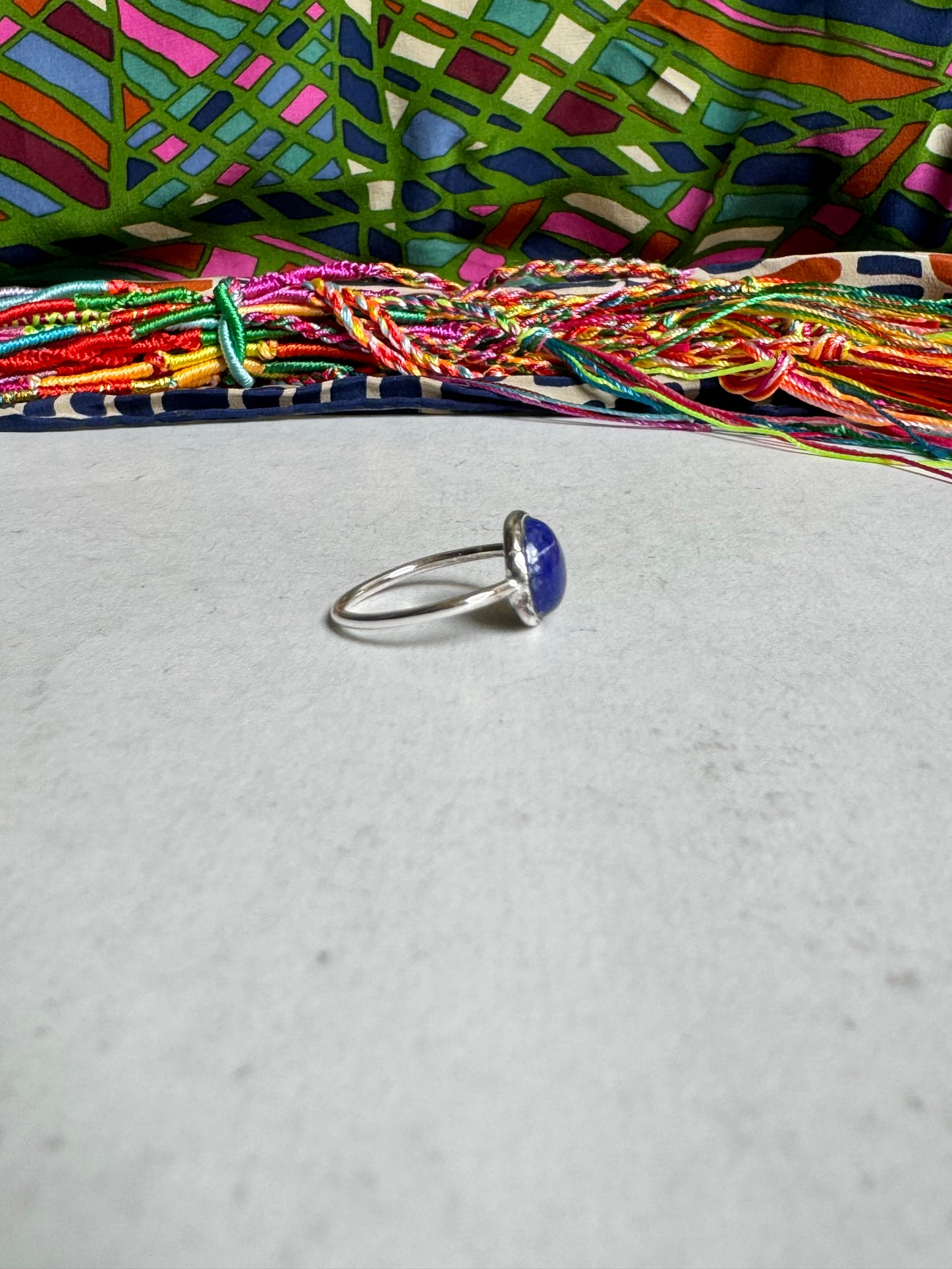 925 lapis lazuli P16 silver ring