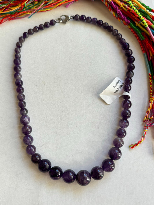 Amethyst necklace