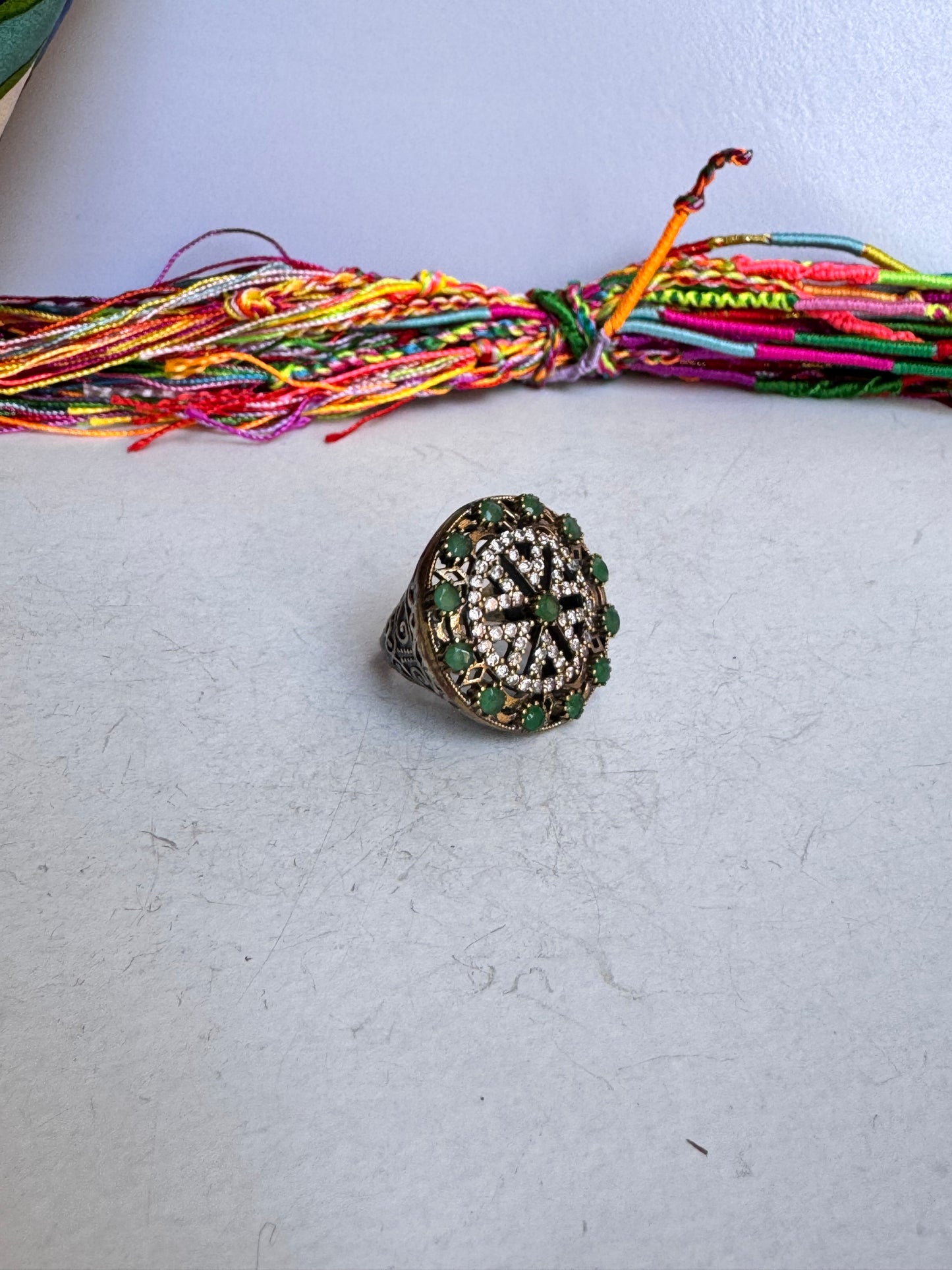 Anello design vintage misura 15