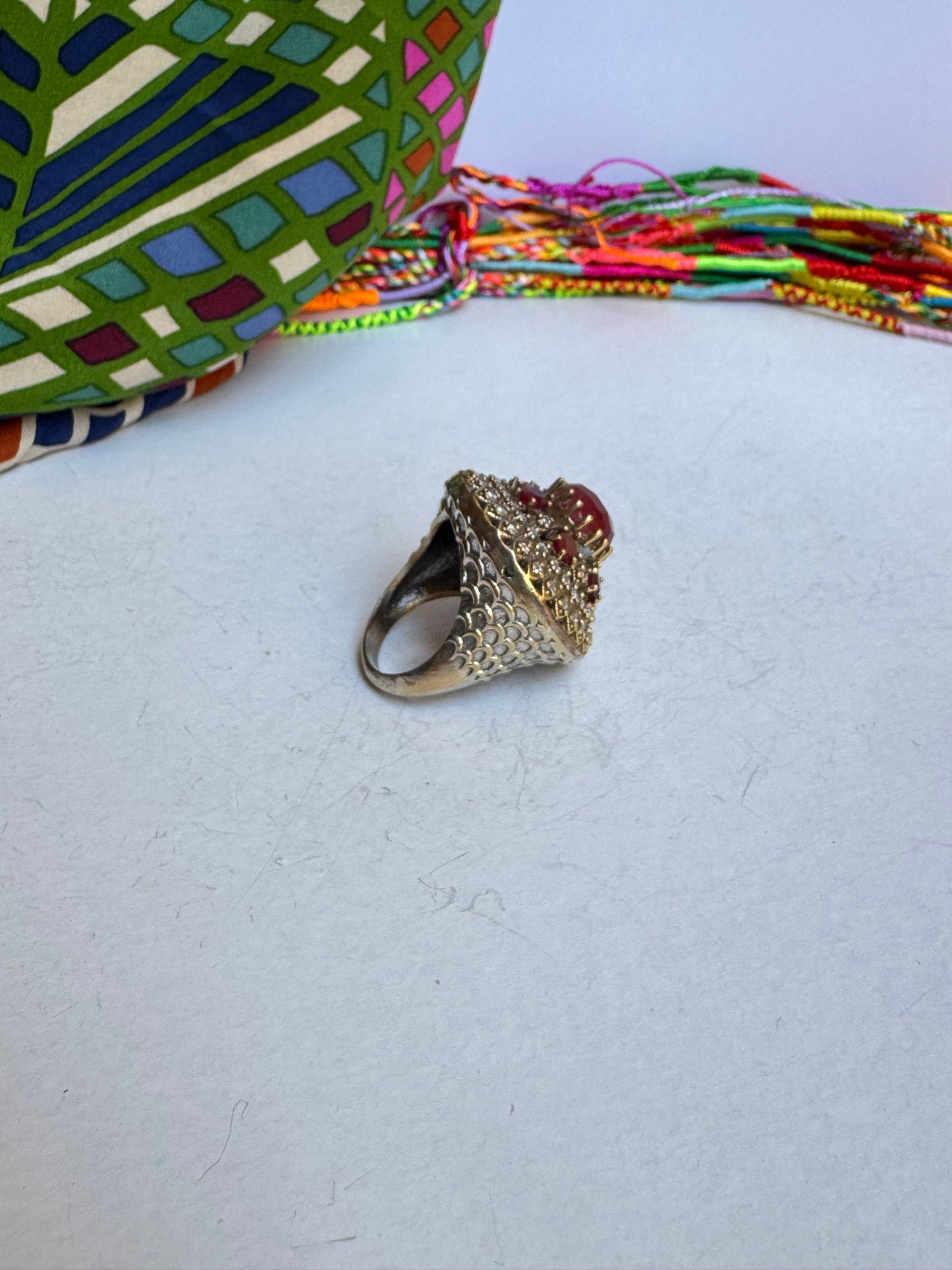 Anello design vintage misura 22