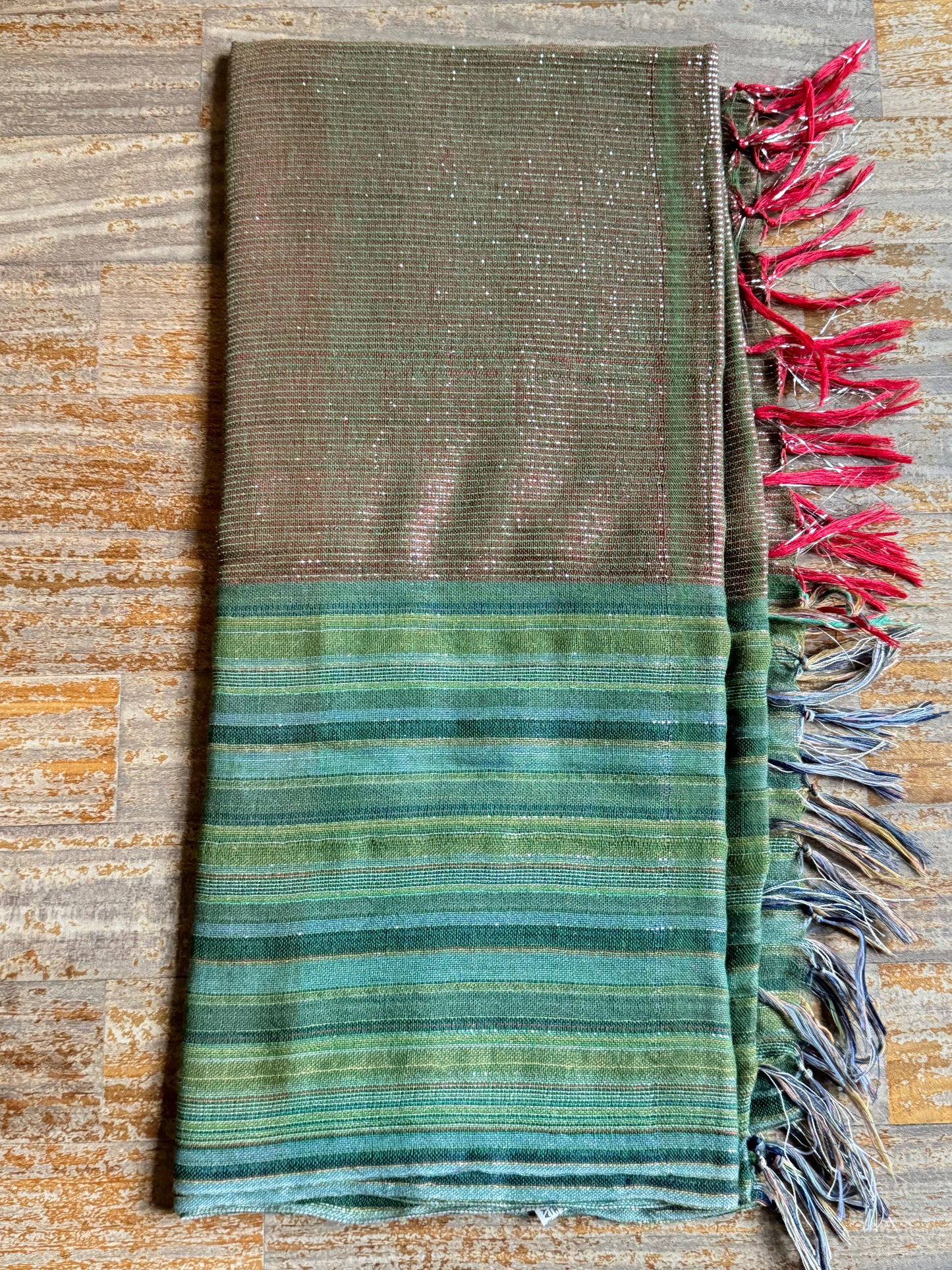 Pashmina scarf stole India green