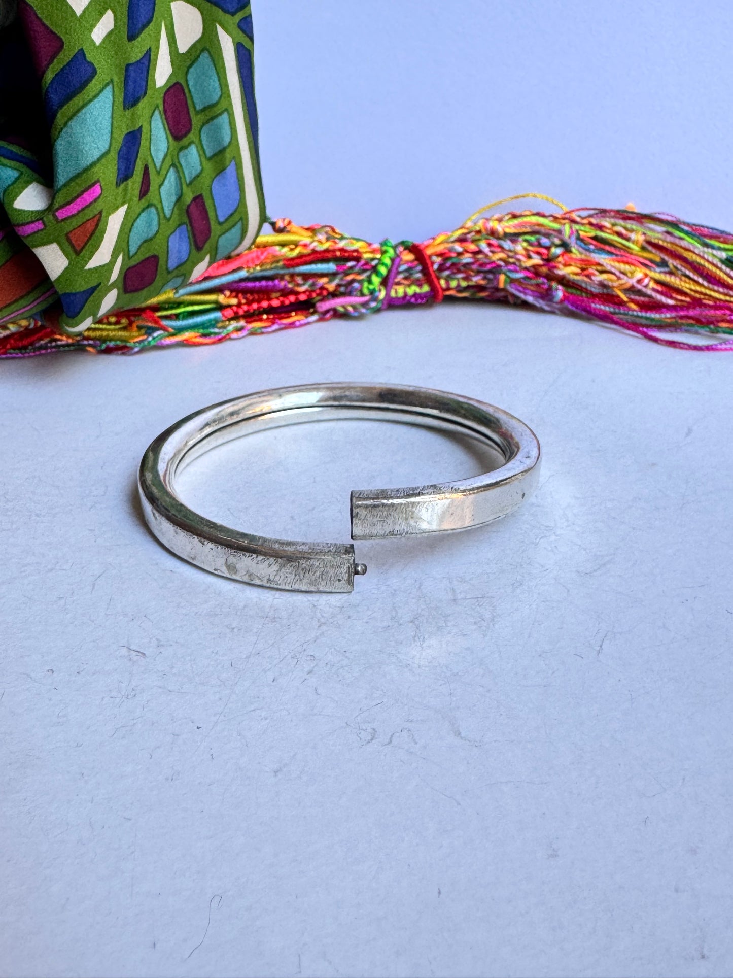 Bracciale boho argentato