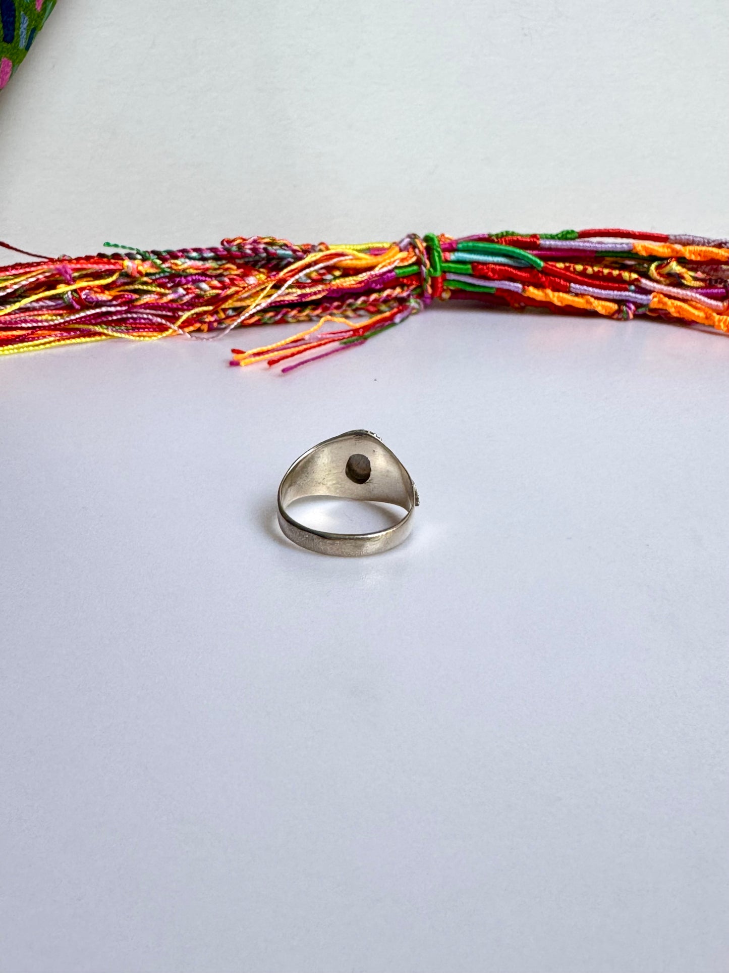 Anello argento 925 labradorite misura 19 - 45SZ