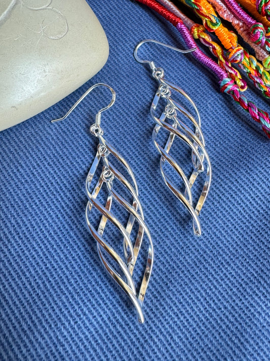 925 T8 silver earrings