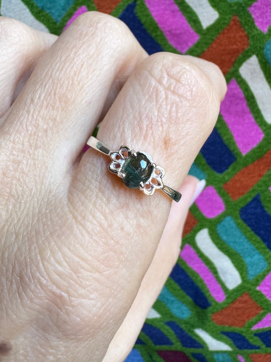 925er Silber Turmalin Ringgröße - TA4