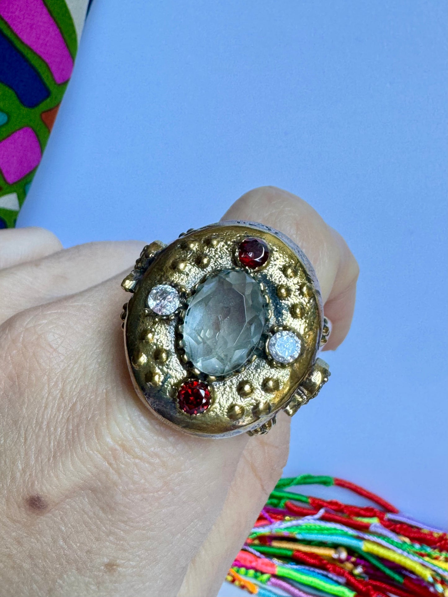 Anello design vintage misura 20