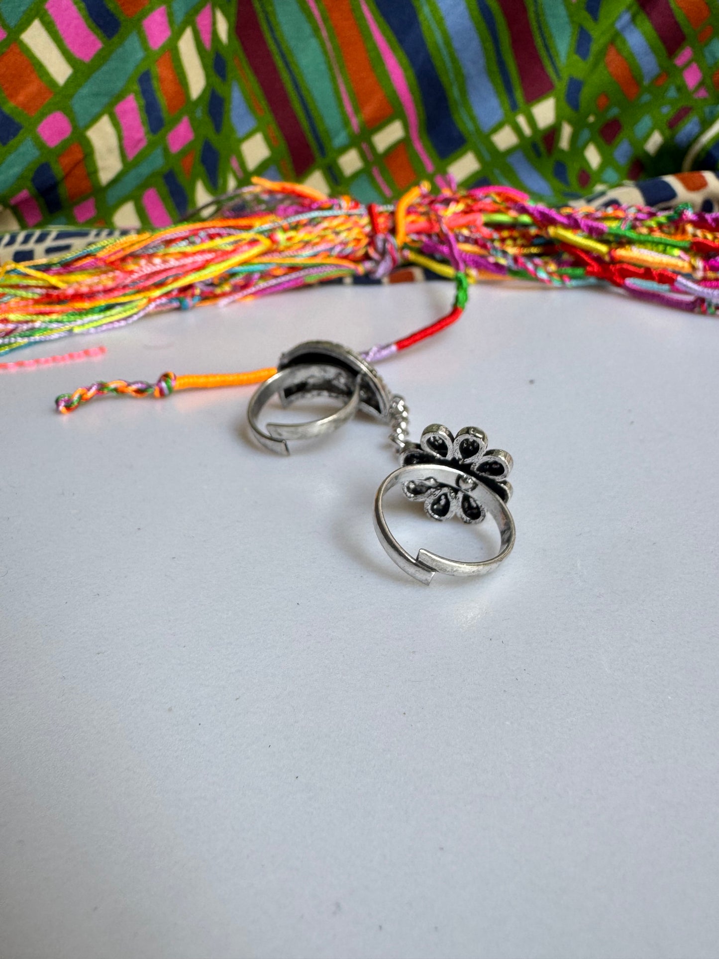 Antique vintage double ring