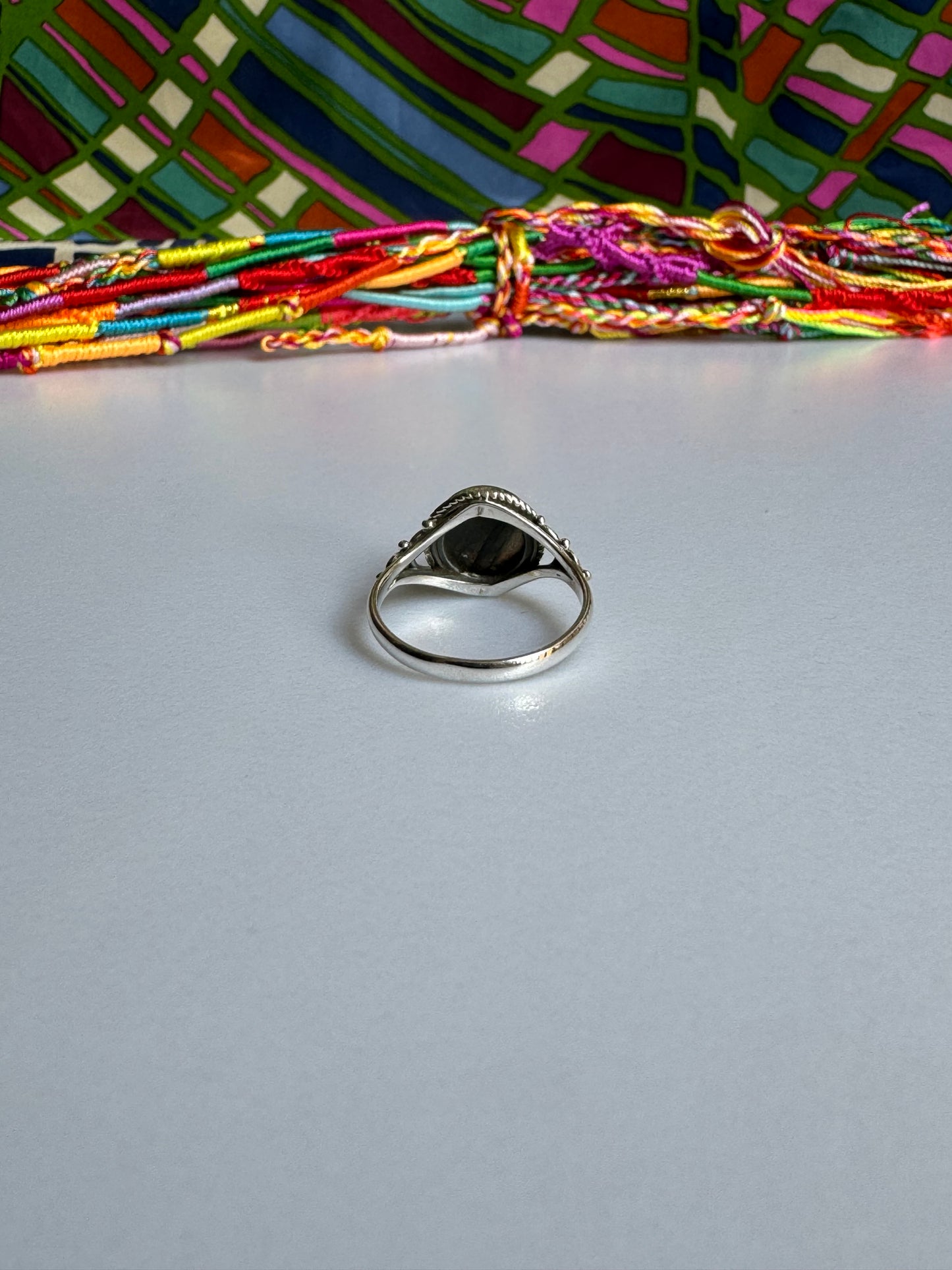 Labradorite Silver Ring Z15