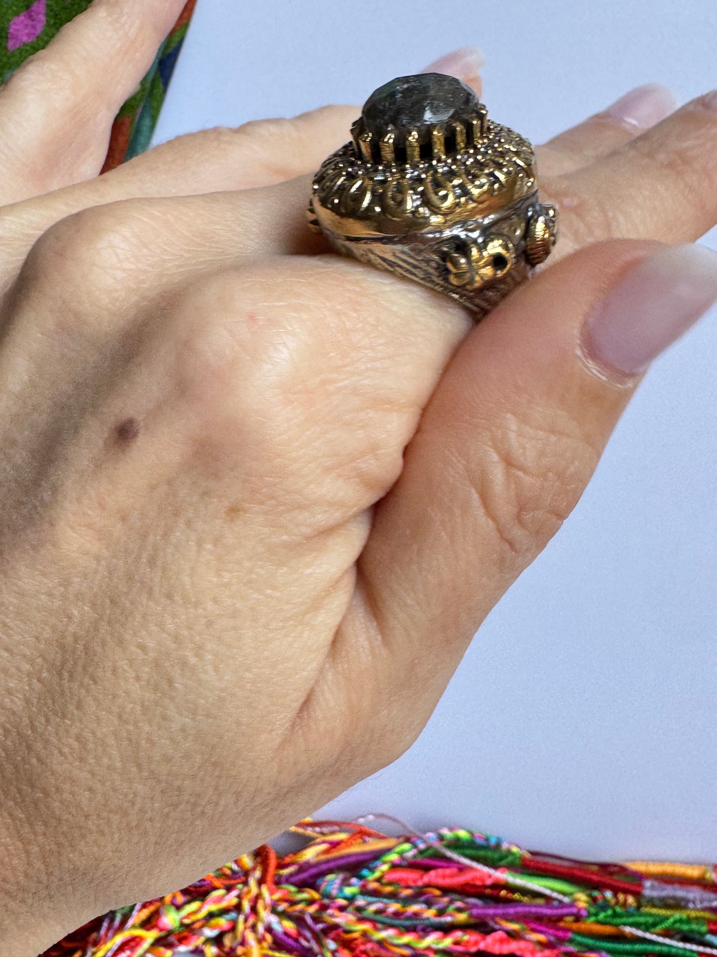 Anello design vintage misura 18/19