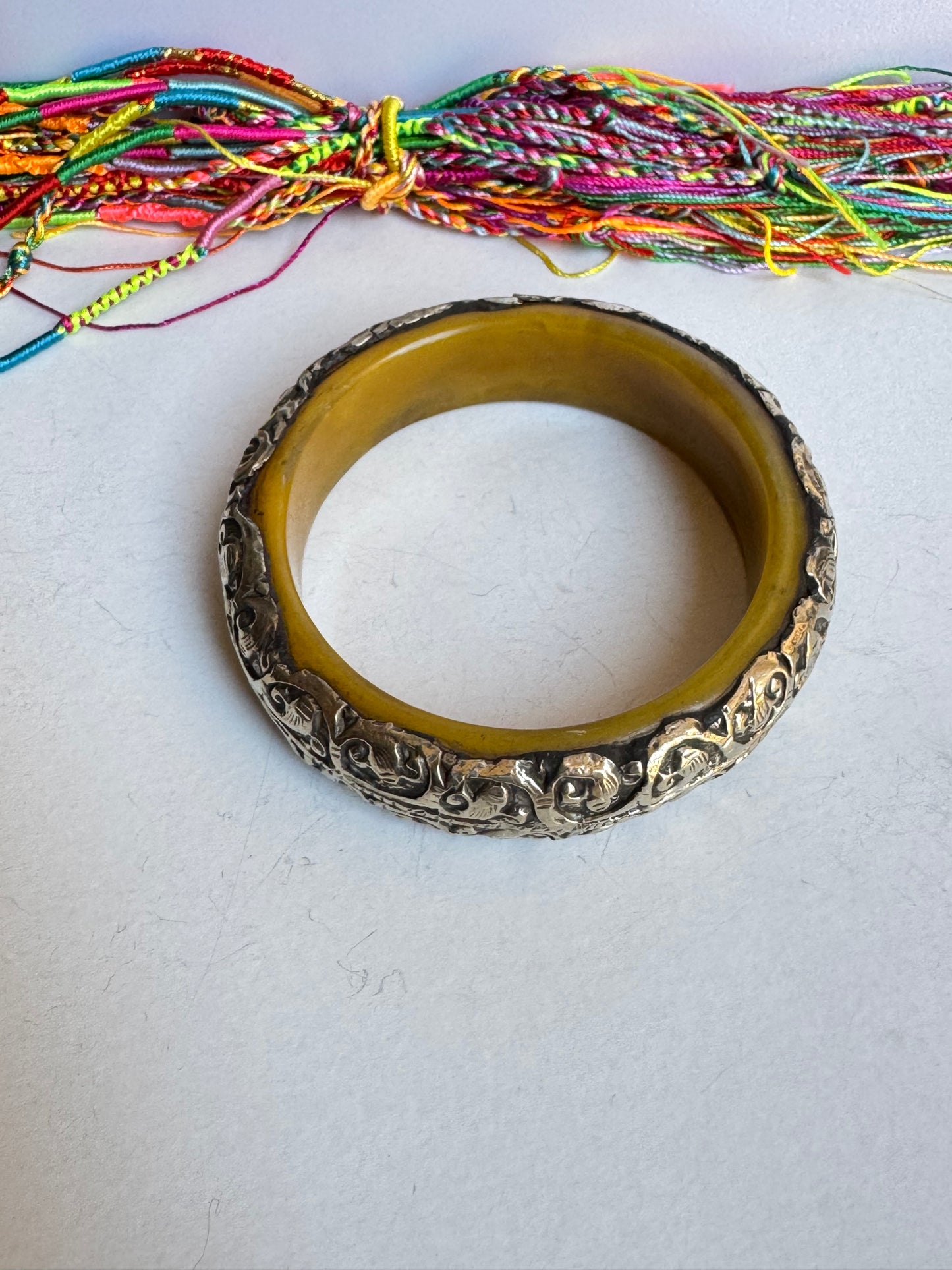 Bracciale bangle argentato