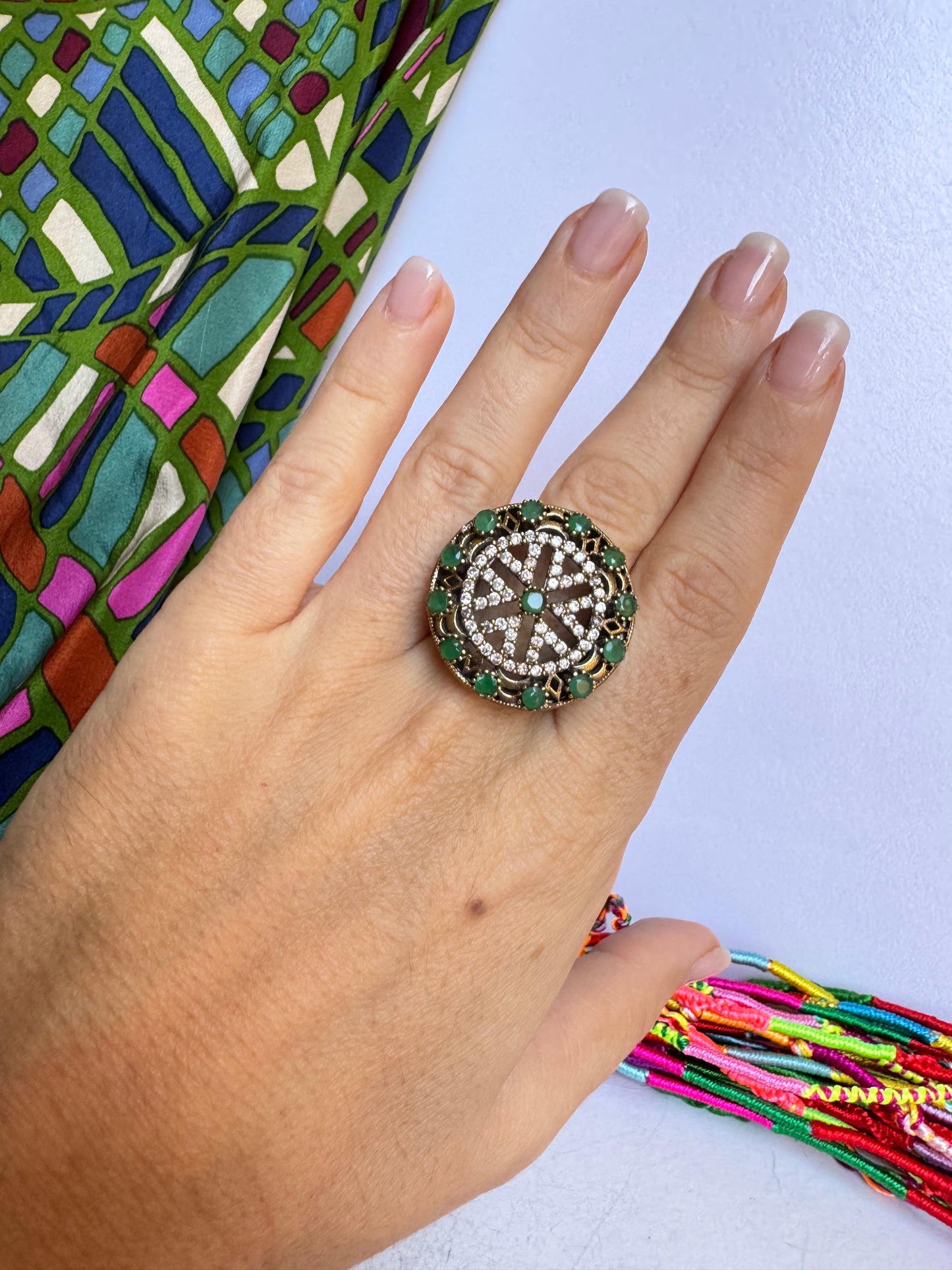 Anello design vintage misura 15