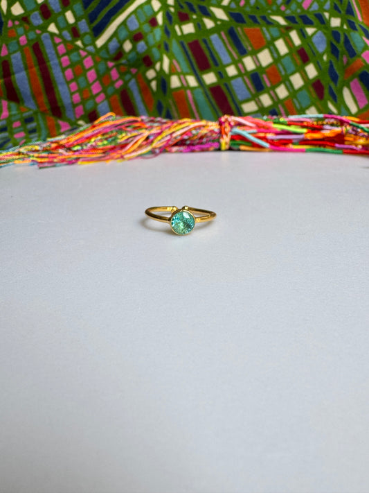 Anello dorato celeste
