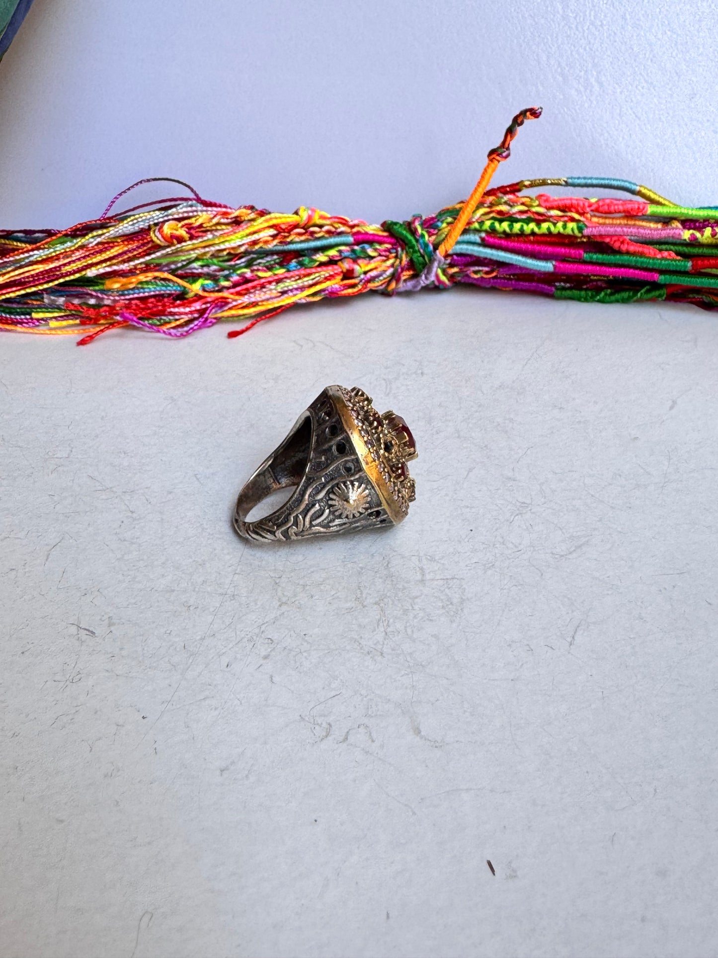 Anello design vintage misura 17