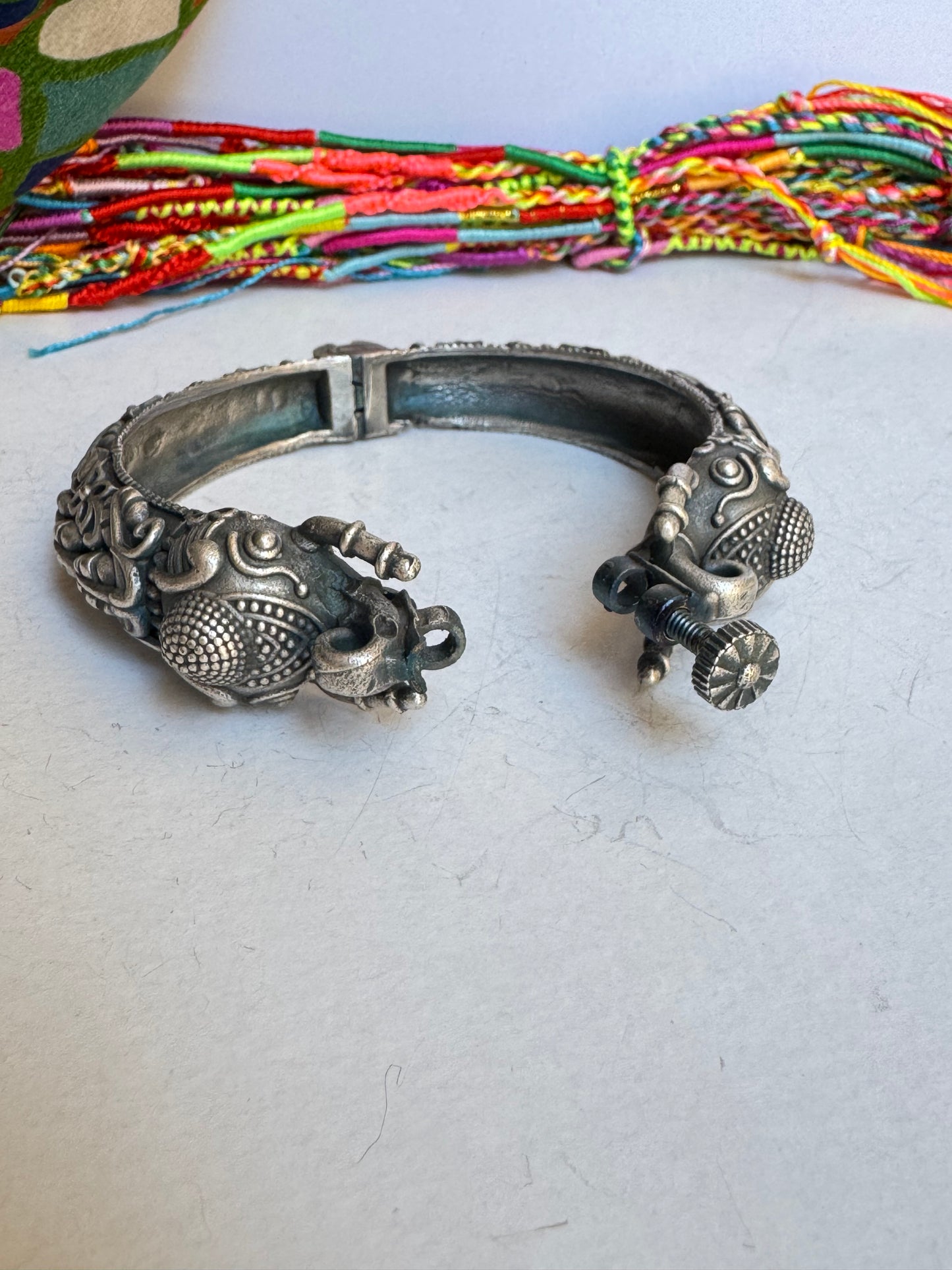 Bracciale bangle argentato