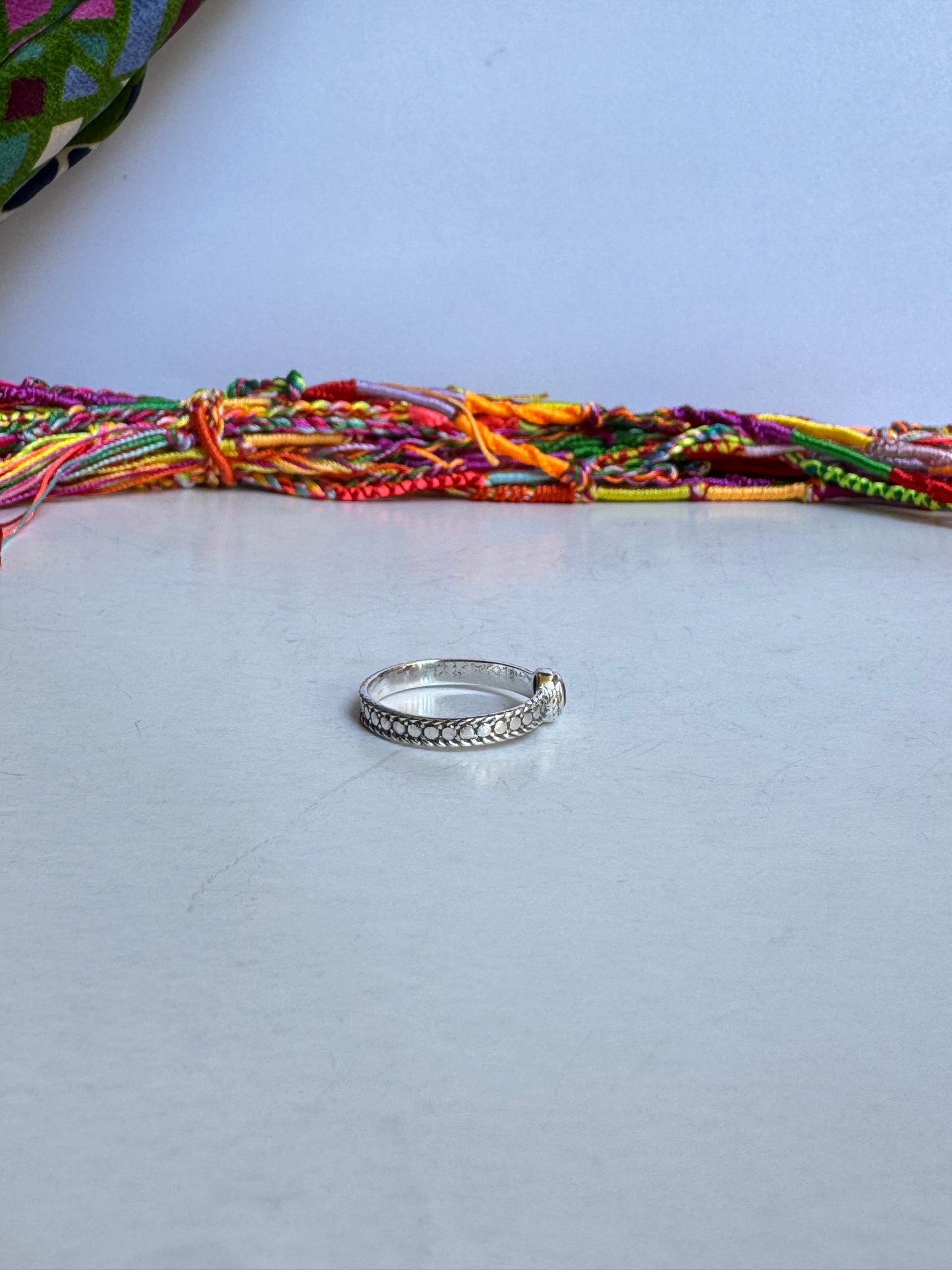 Anello argento 925 ametista misura 19 - 6UM