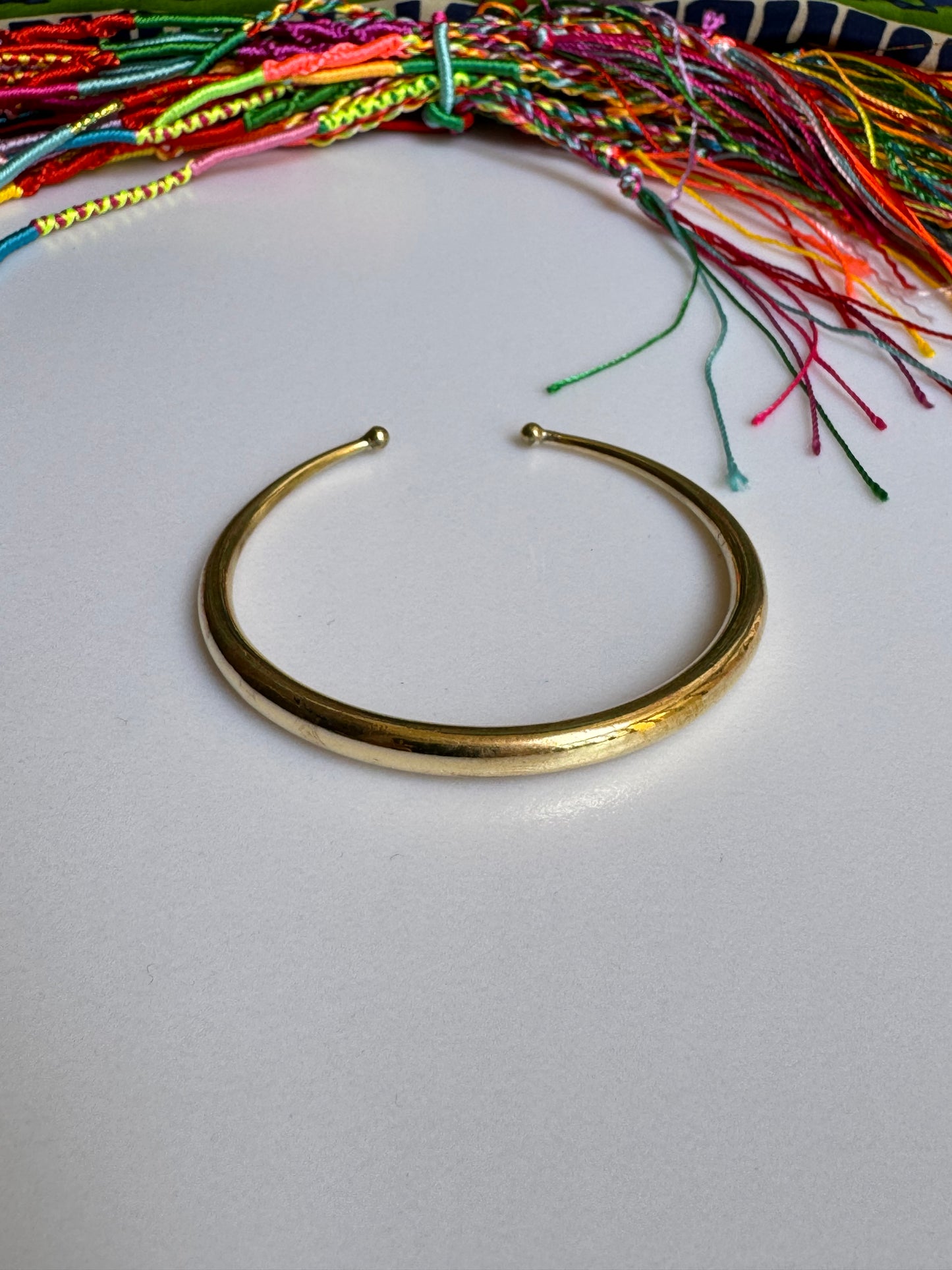 Smooth golden boho bracelet