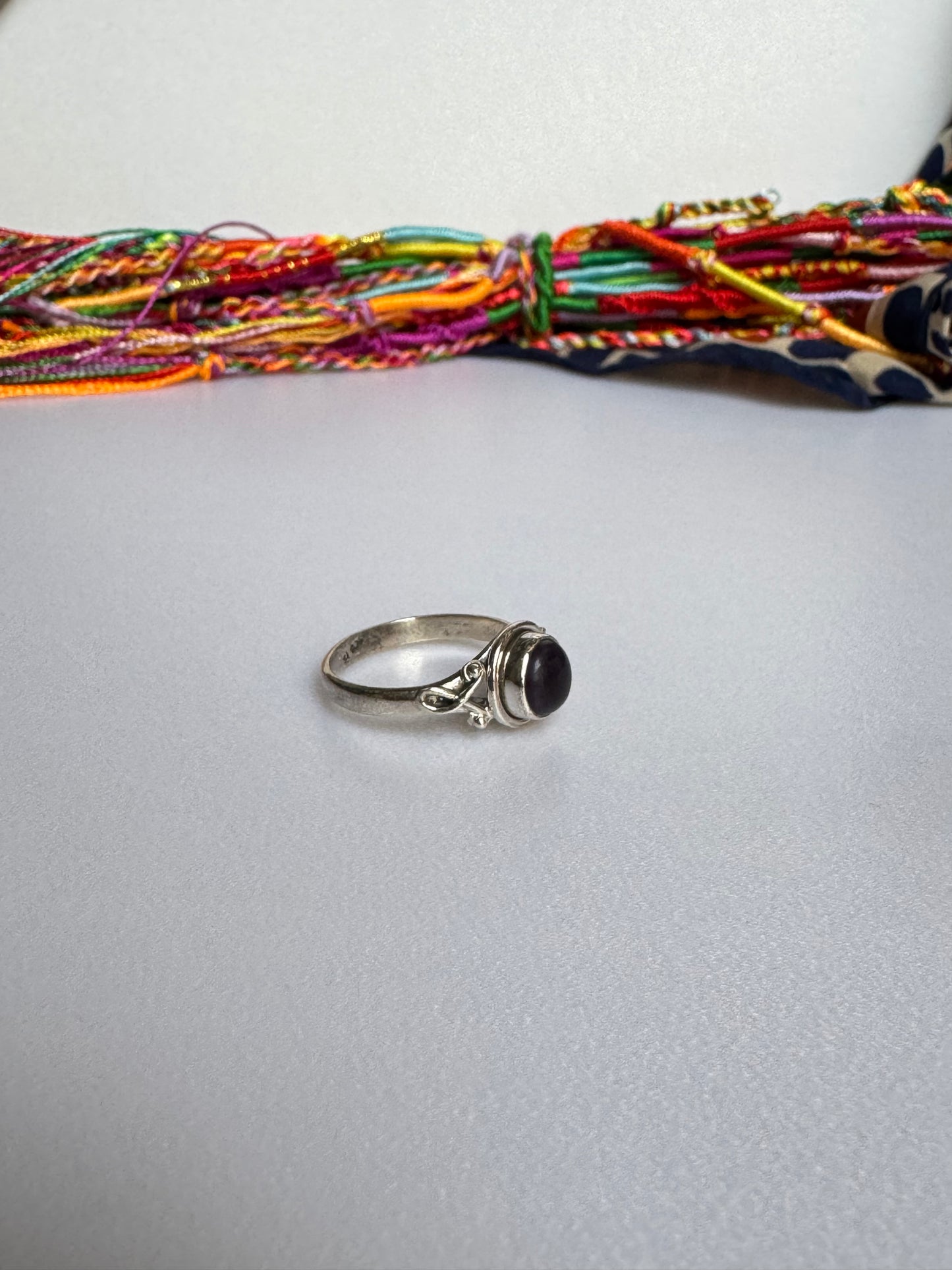 Anello argento 925 ametista misura 17 - 4AME