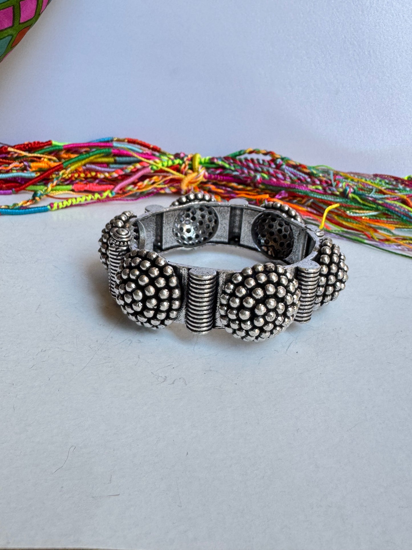 Bracciale bangle argentato