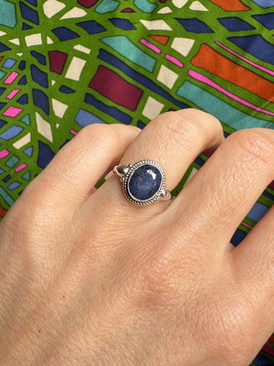 925 lapis lazuli P17 silver ring