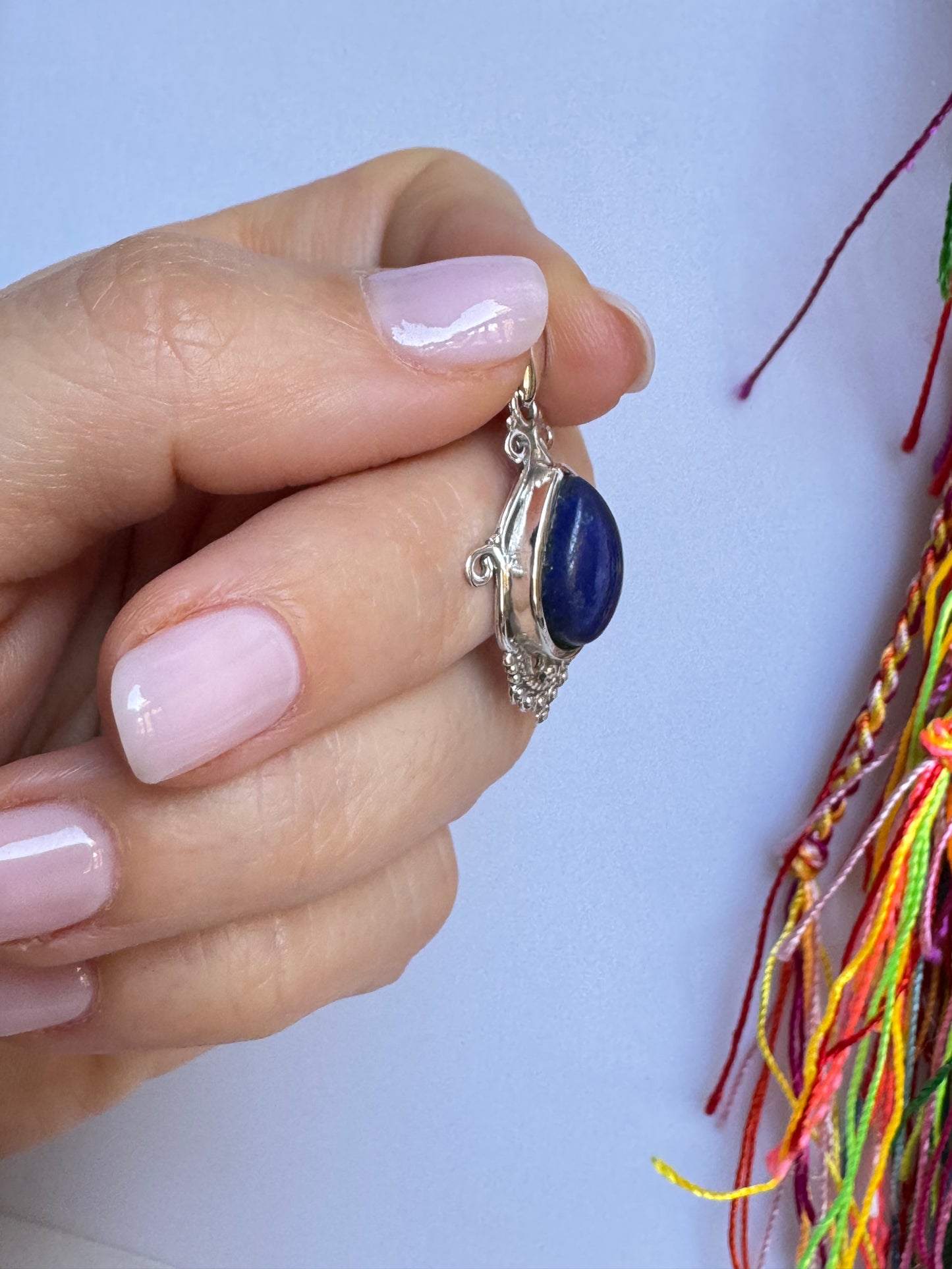 Ciondolo argento 925 Lapis V6