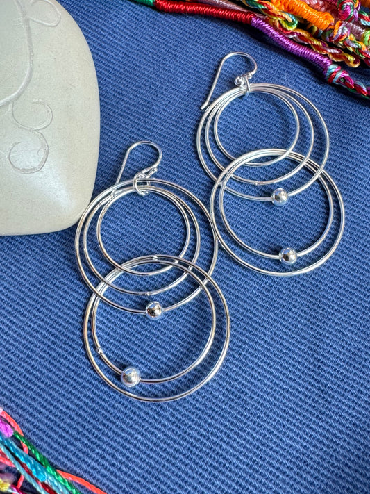 925 T5 silver earrings