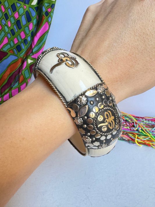 Bracciale bangle argentato