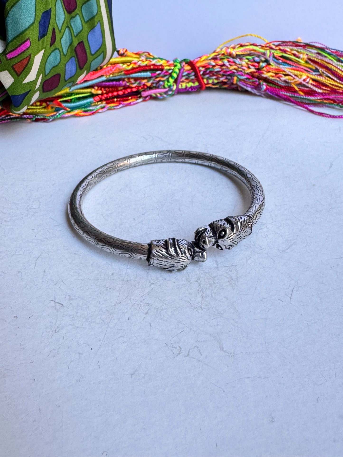 Bracciale boho argentato