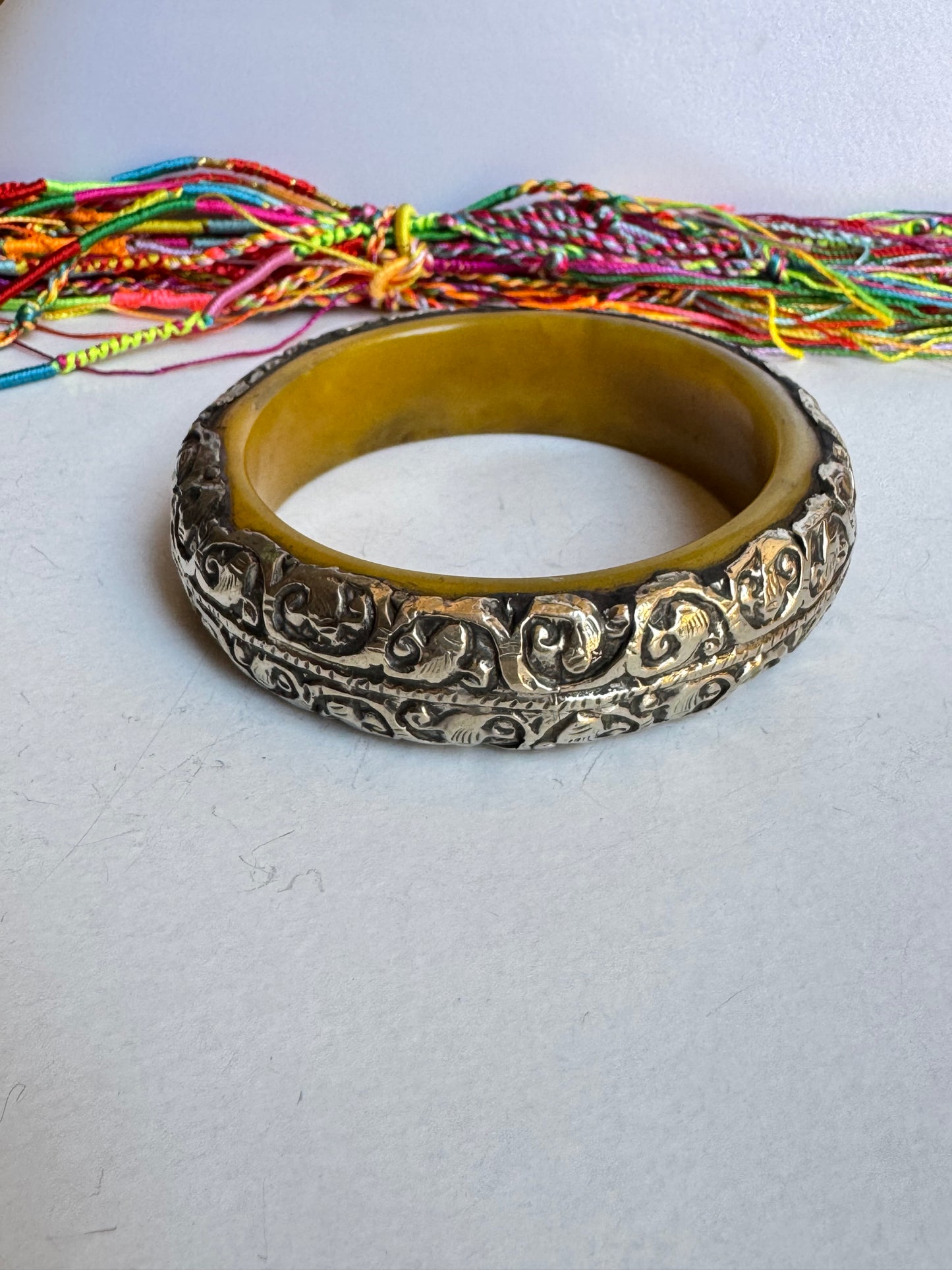 Bracciale bangle argentato