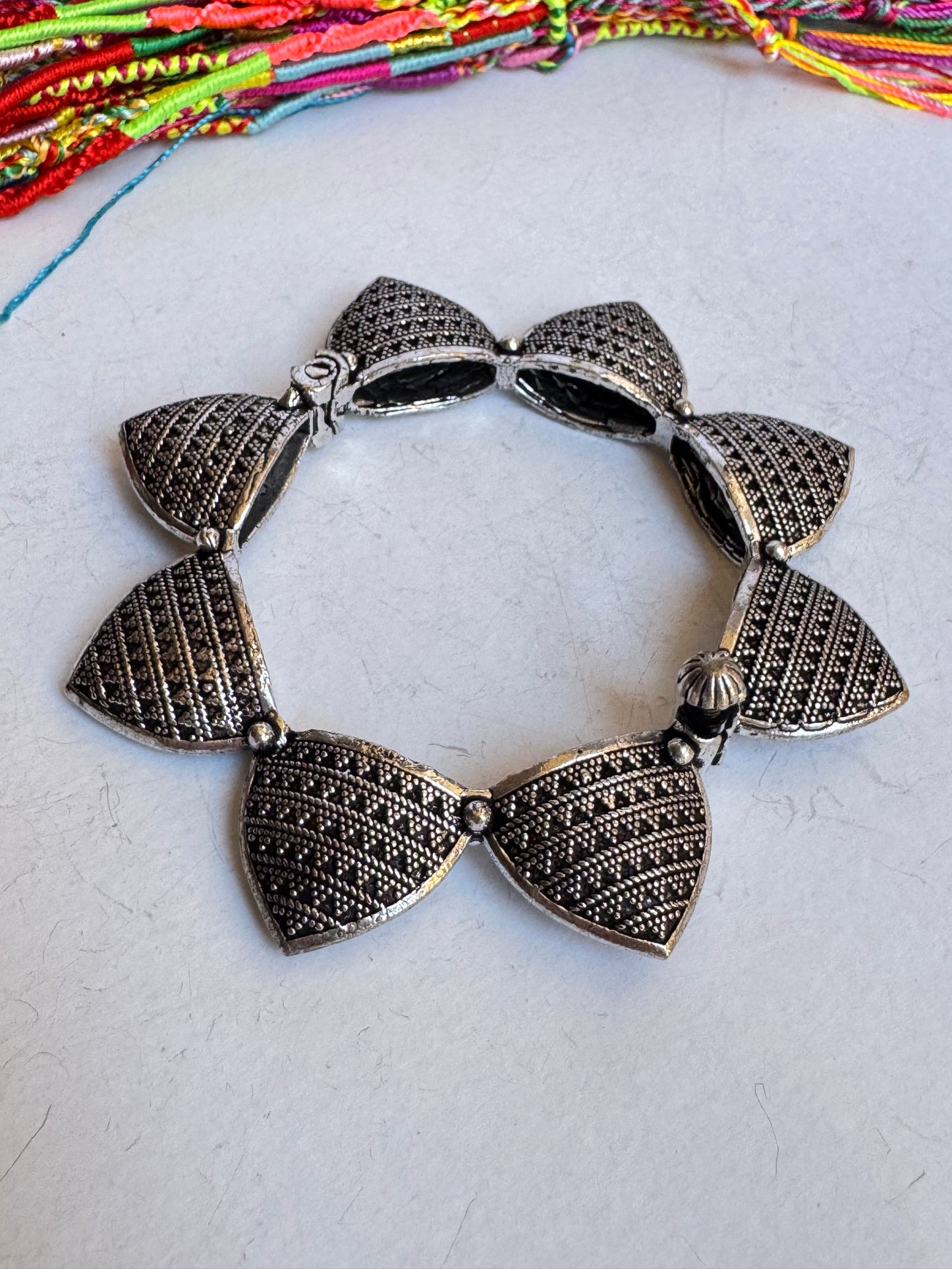Bracciale bangle argentato