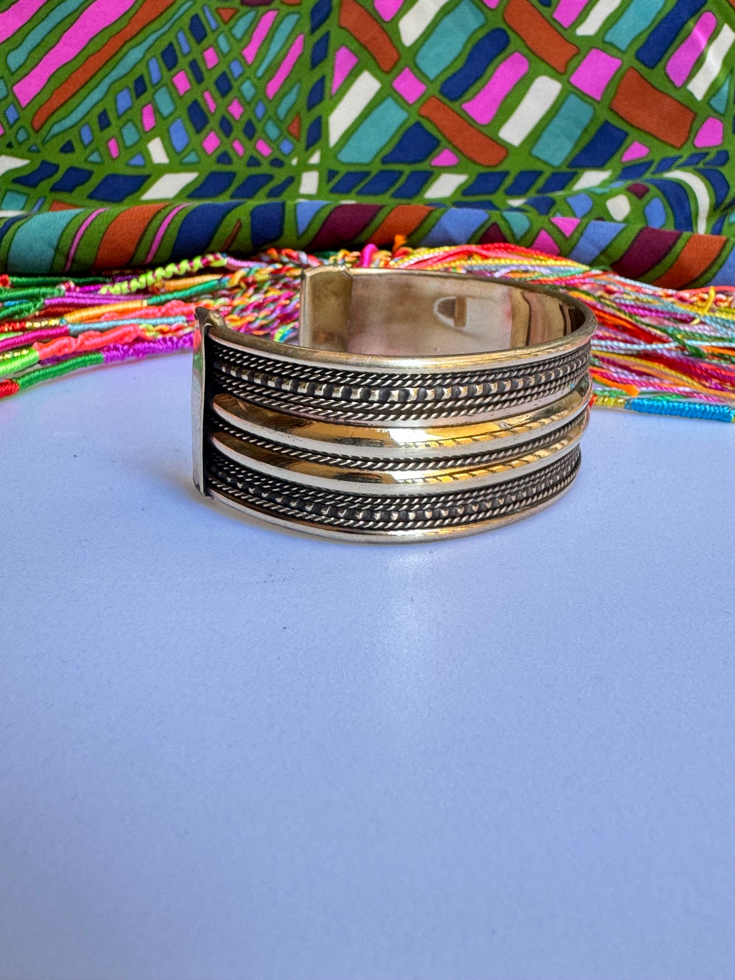 Gold bangle bracelet