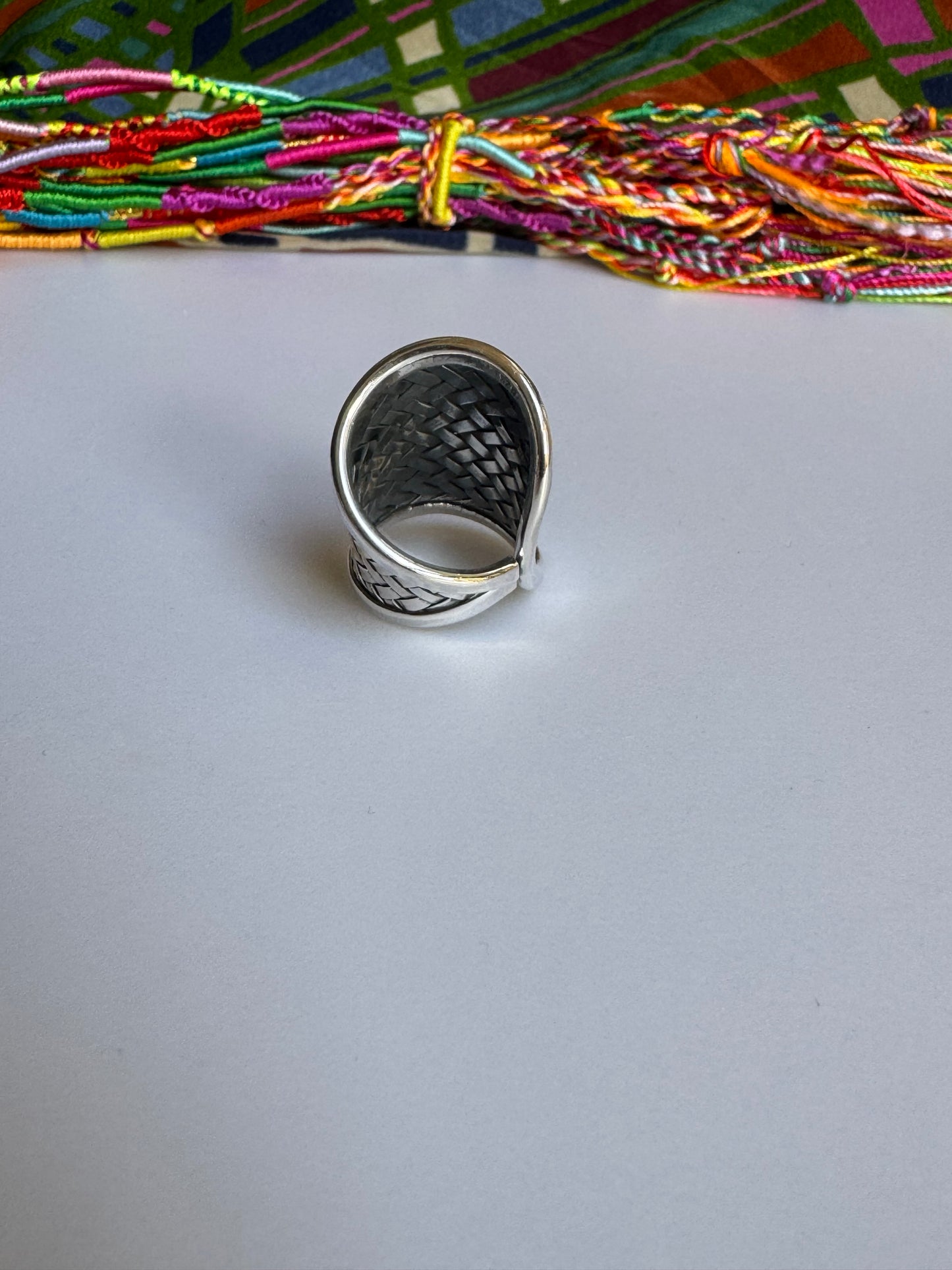 Ringschiene aus 925er Silber, Größe 17 – Z83
