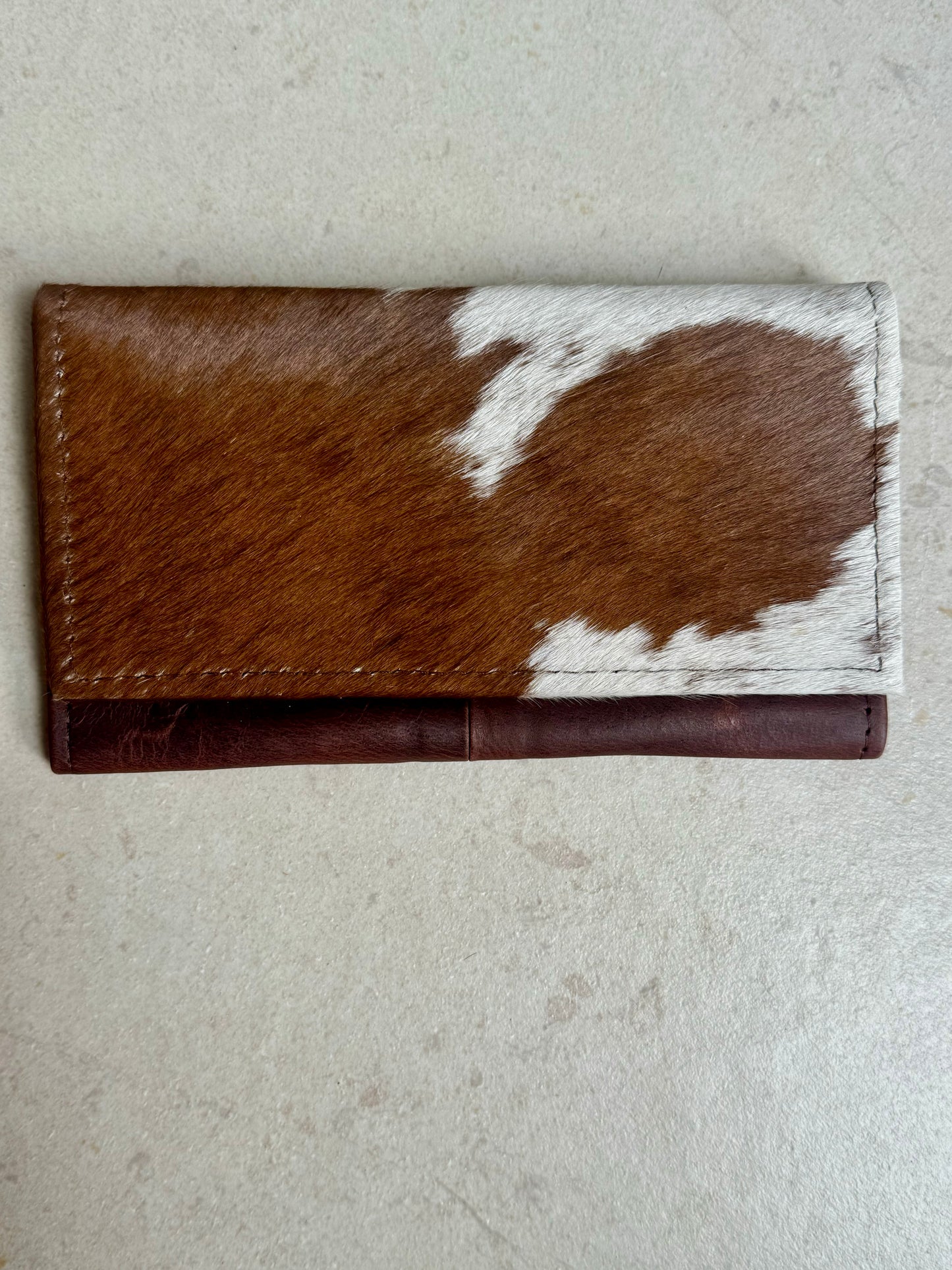 Brown leather wallet