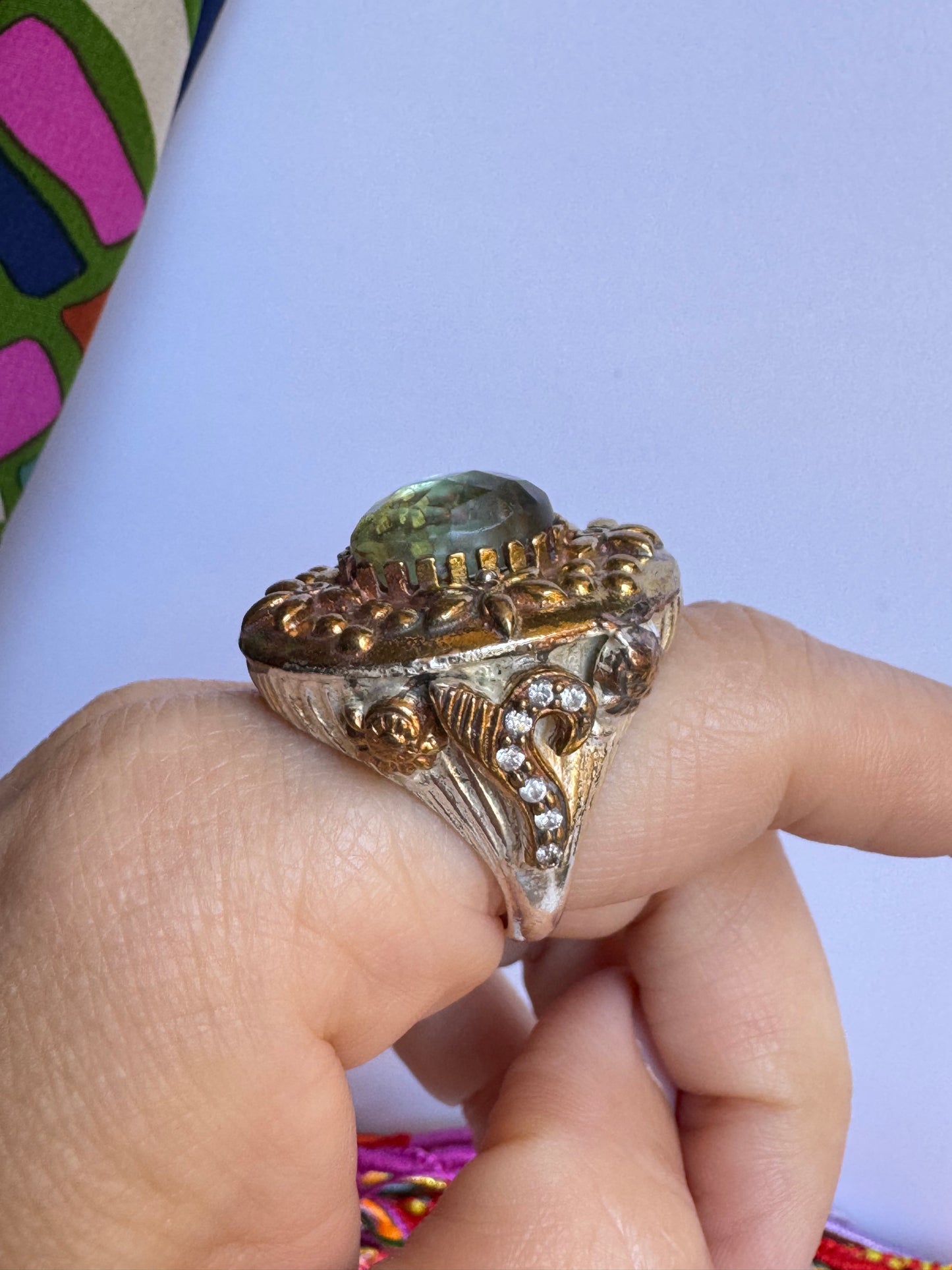 Anello design vintage misura 17/18