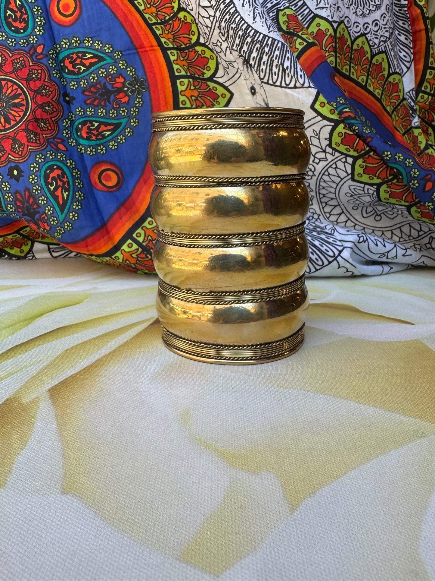 Golden bangle bracelet 7