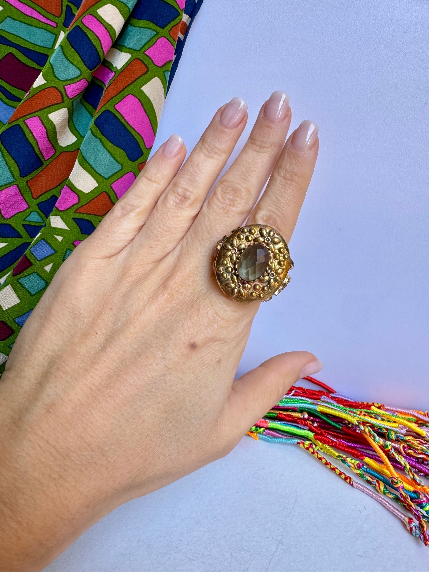 Anello design vintage misura 17/18
