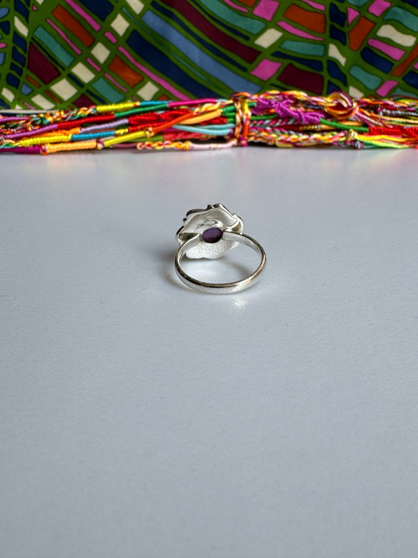 Amethyst Silver Ring Z6