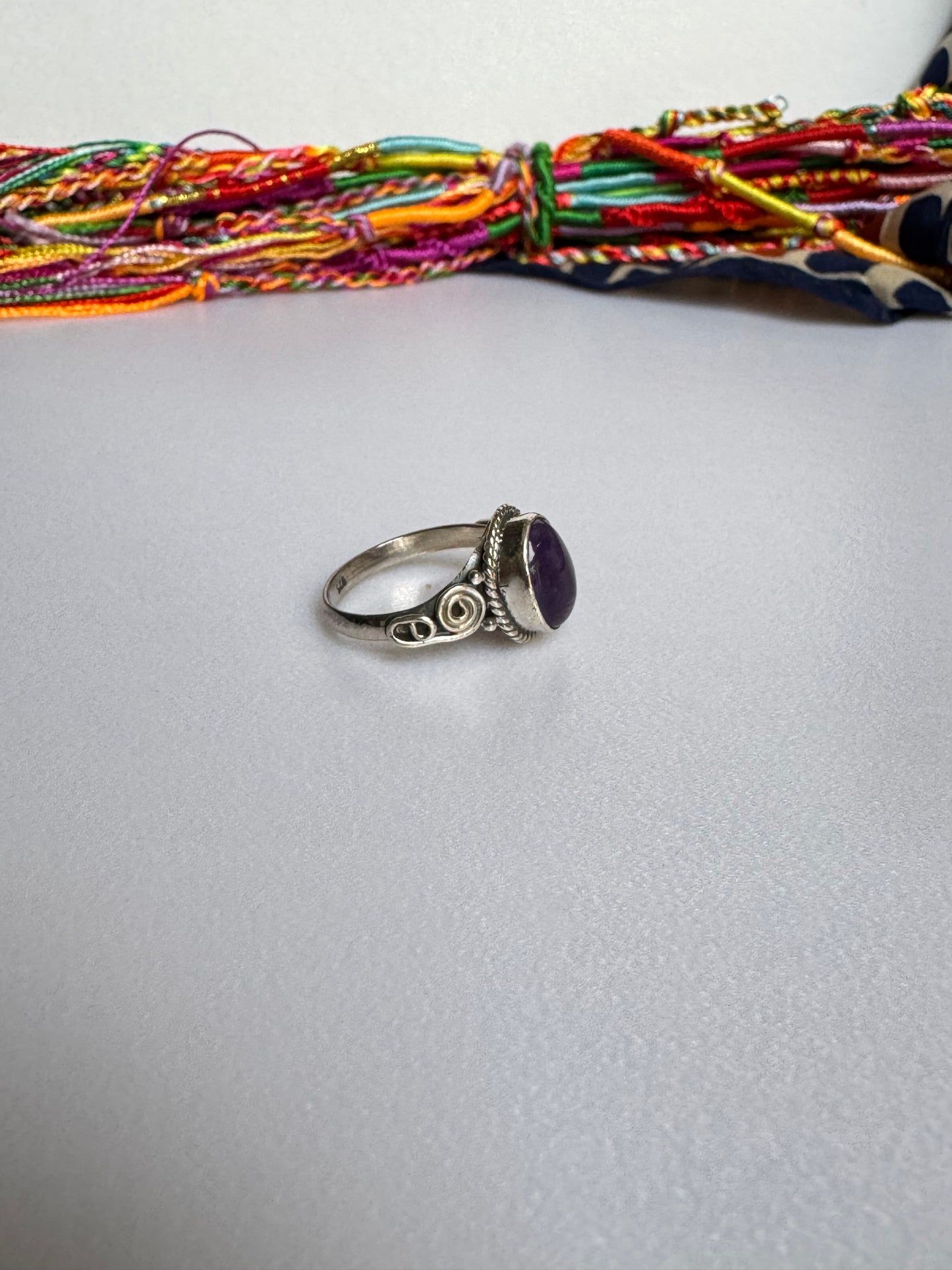 Anello argento 925 ametista misura 12/13 - 3AME