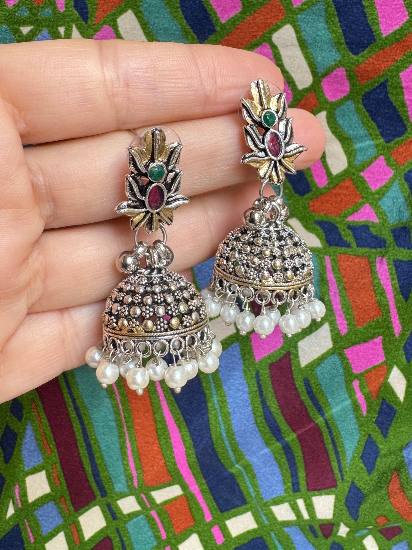 India bell earrings
