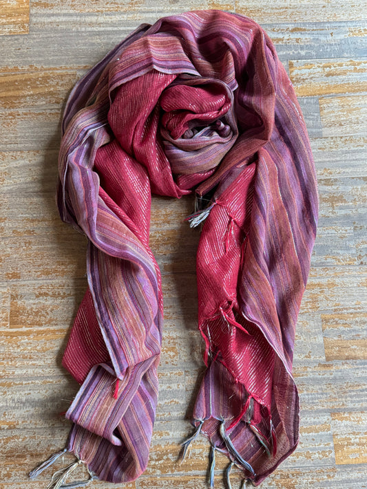Pashmina sciarpa stola India fucsia