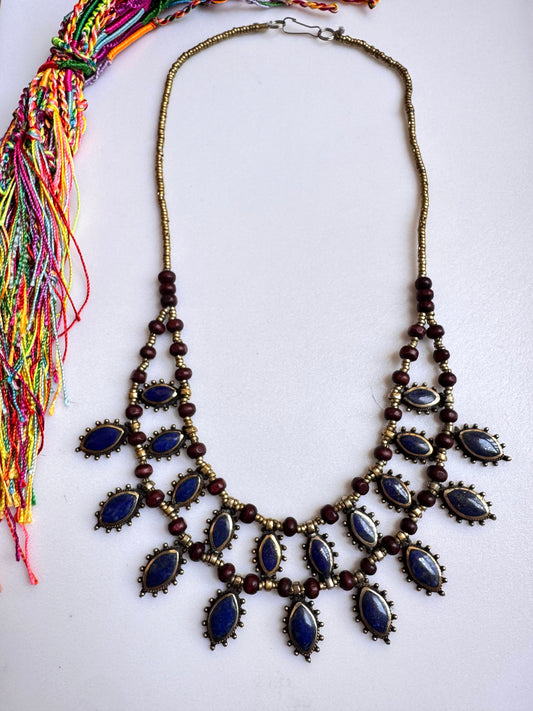 Collana vintage Lapislazzuli