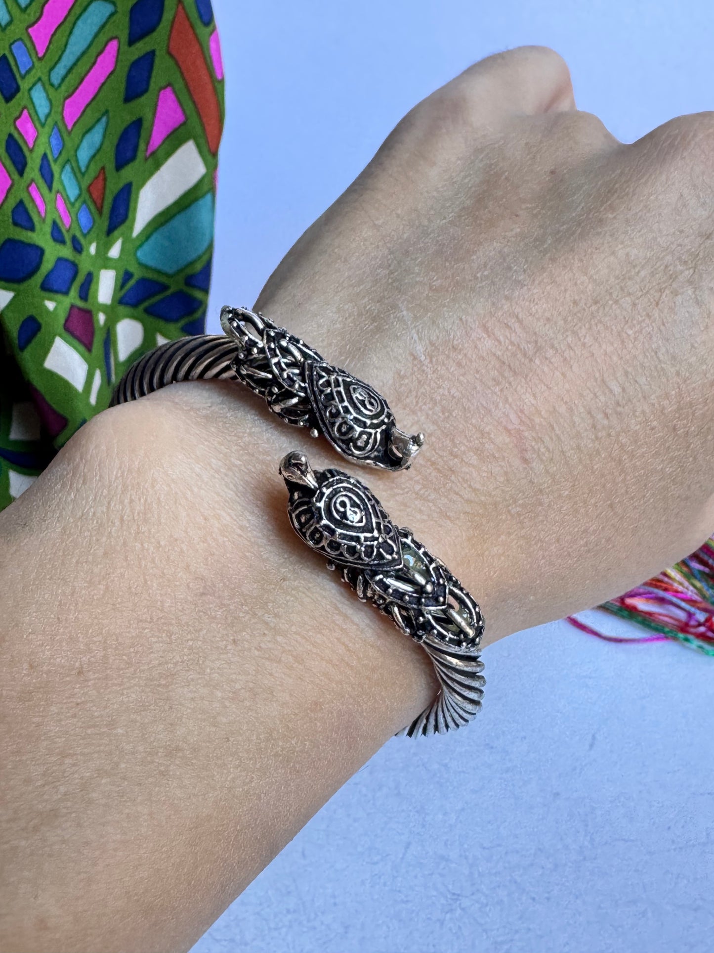 Bracciale boho argentato