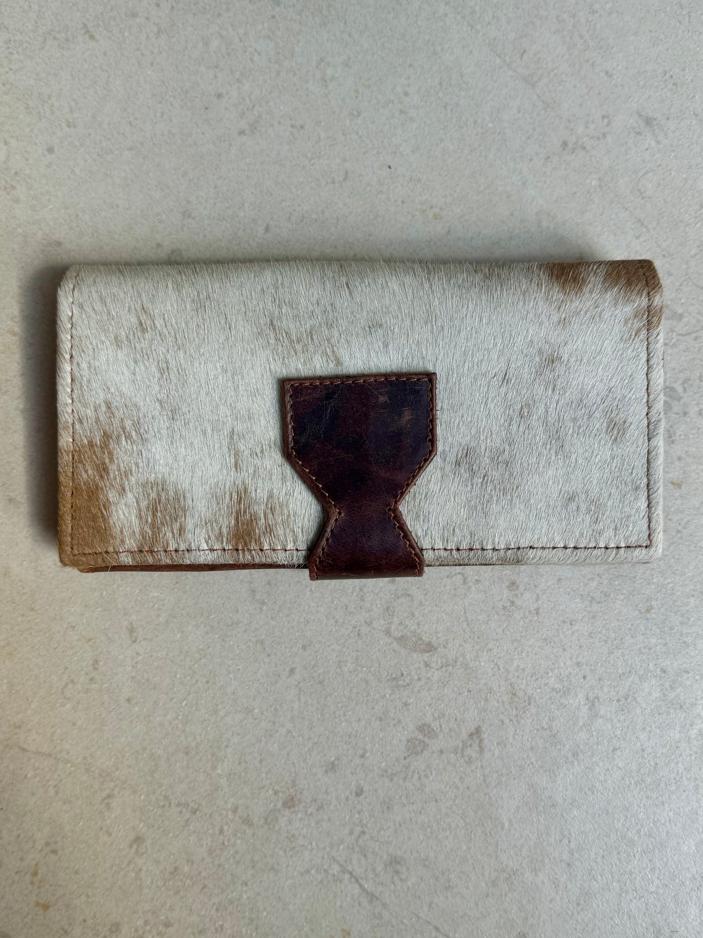 Brown leather wallet