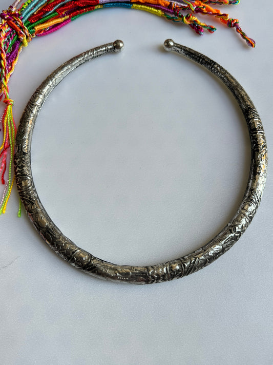 Silberner Parkkragen mit Enten