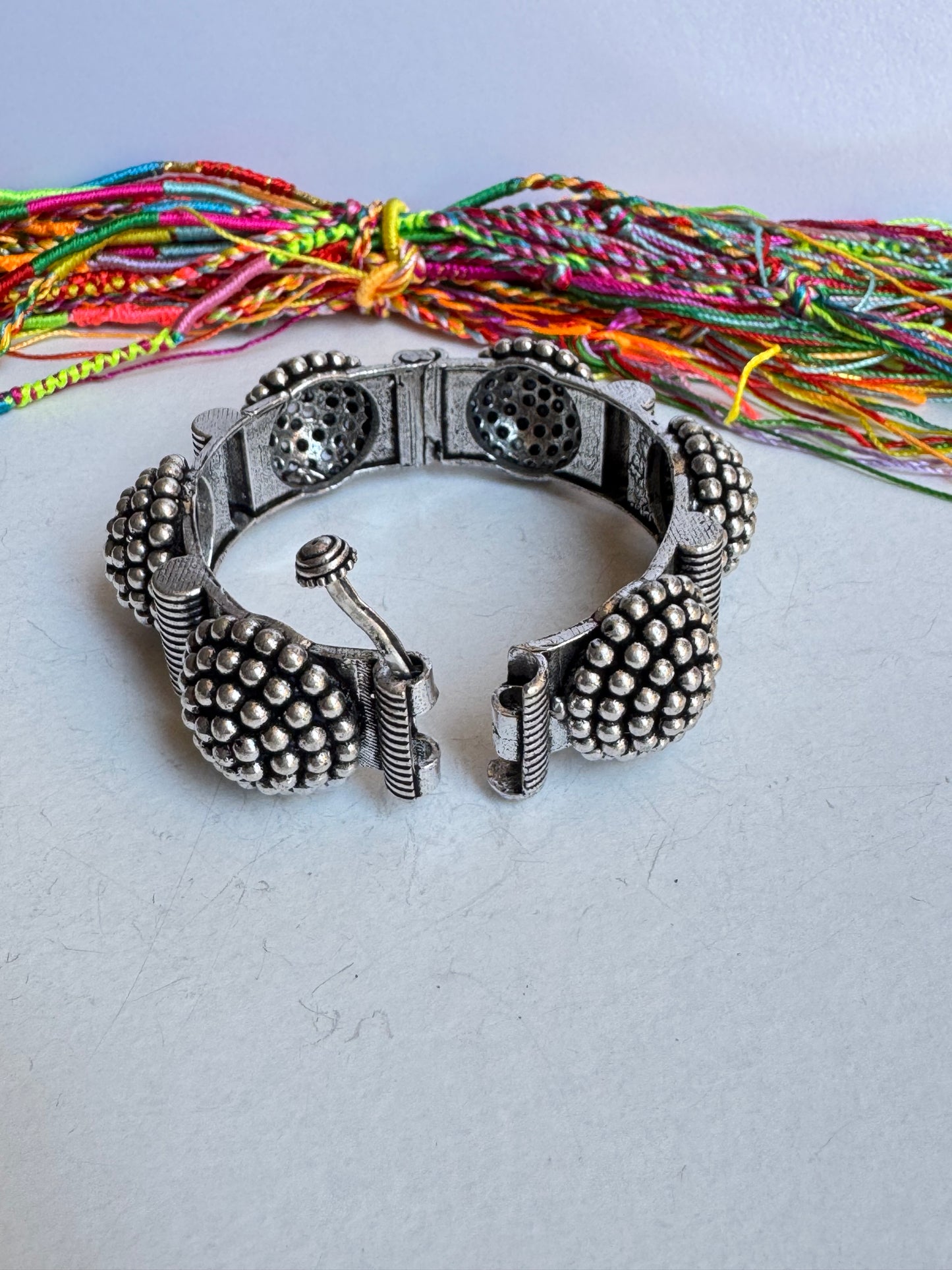 Bracciale bangle argentato
